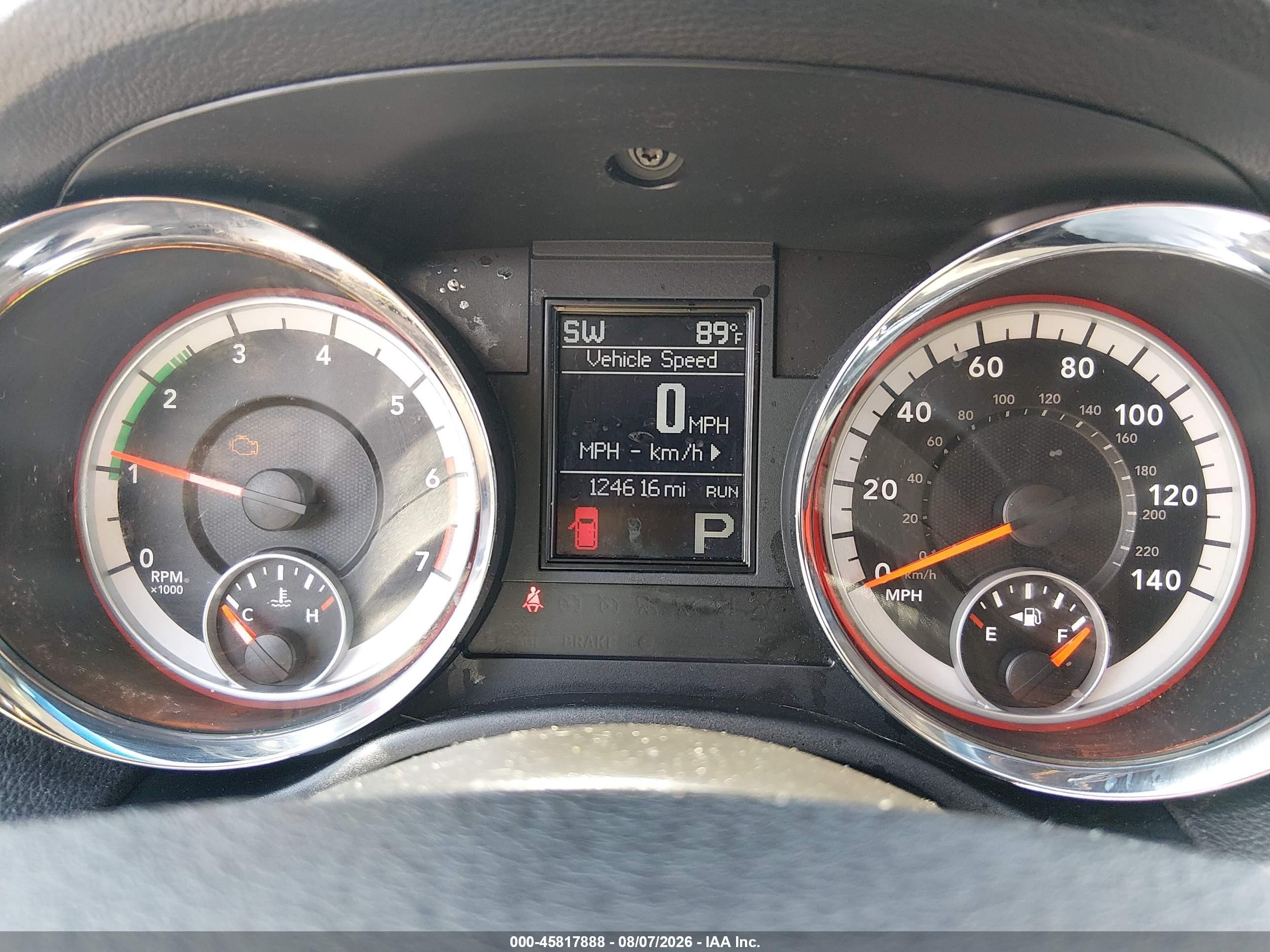 2012 Dodge Durango Crew Черный vin: 1C4SDJDT2CC122207
