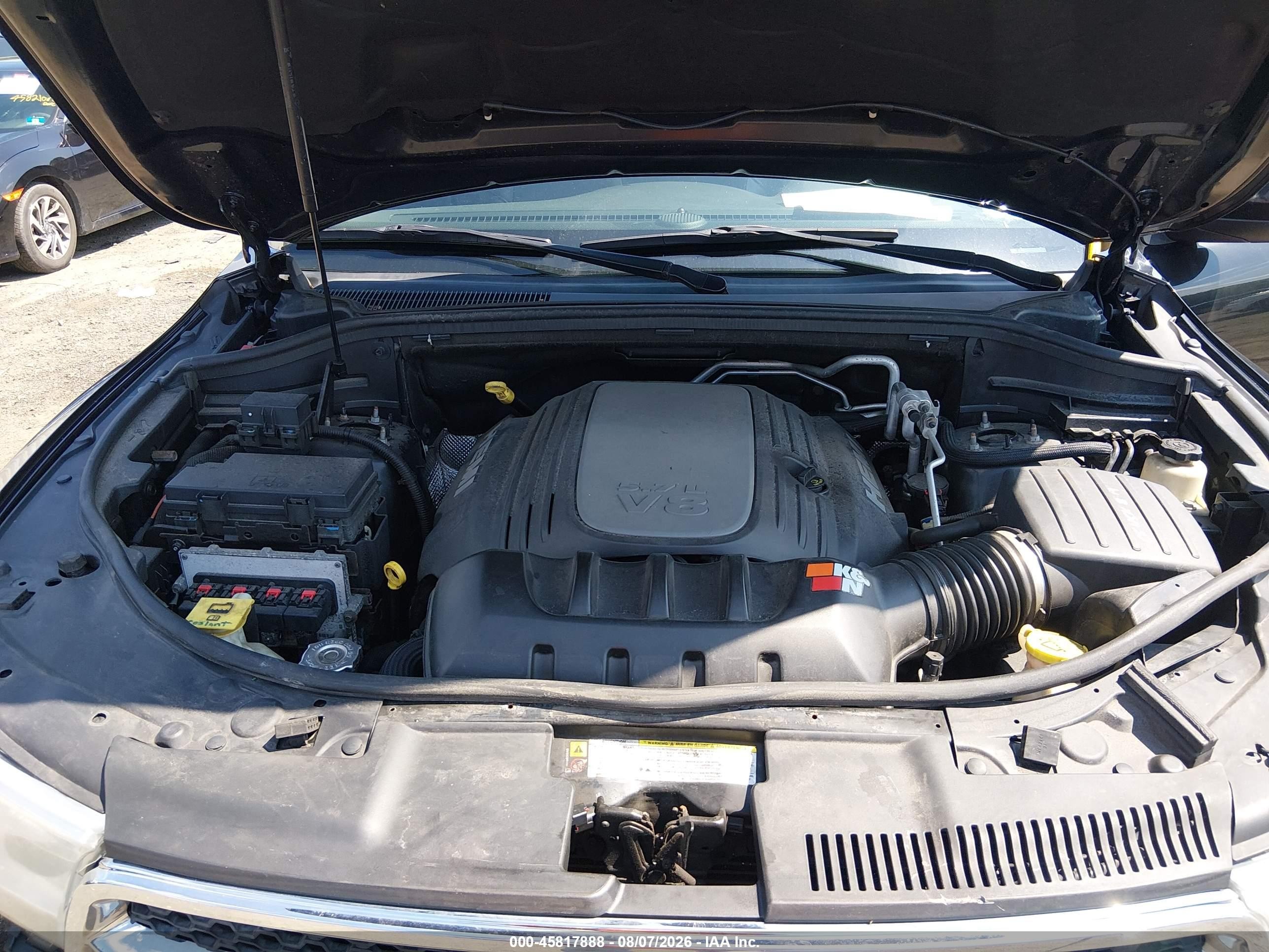 2012 Dodge Durango Crew Черный vin: 1C4SDJDT2CC122207