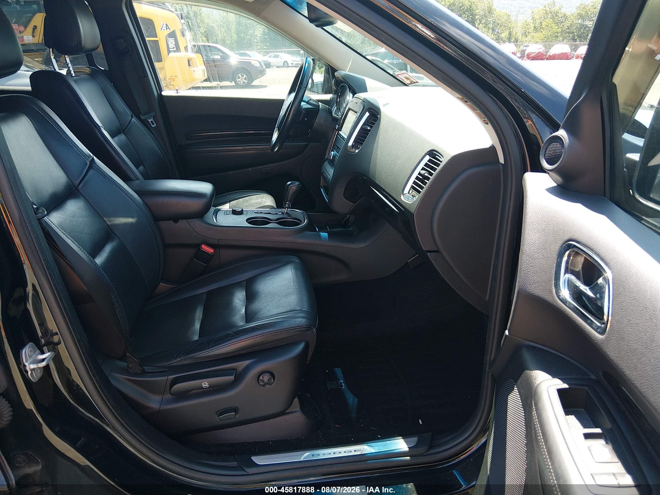 2012 Dodge Durango Crew Черный vin: 1C4SDJDT2CC122207