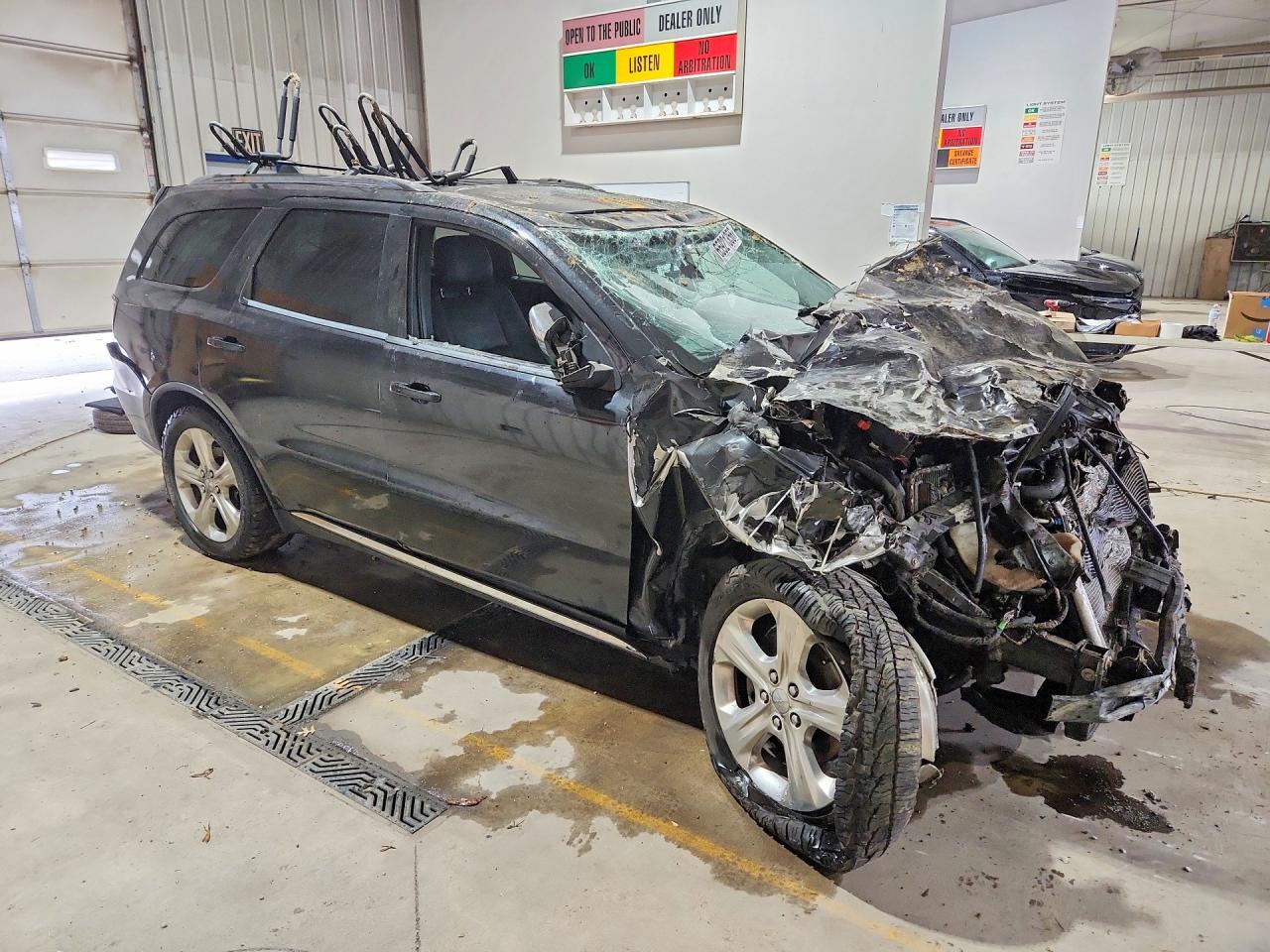 2015 Dodge Durango Limited Черный vin: 1C4SDJDT2FC709611