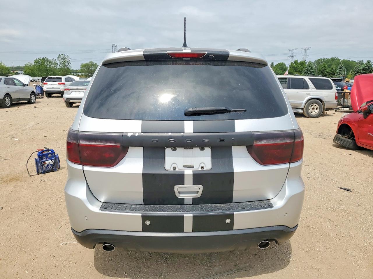 2013 Dodge Durango Crew Silver vin: 1C4SDJDT3DC618067