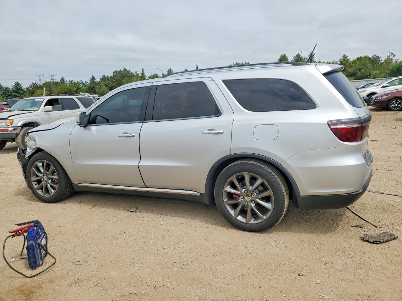 2013 Dodge Durango Crew Silver vin: 1C4SDJDT3DC618067