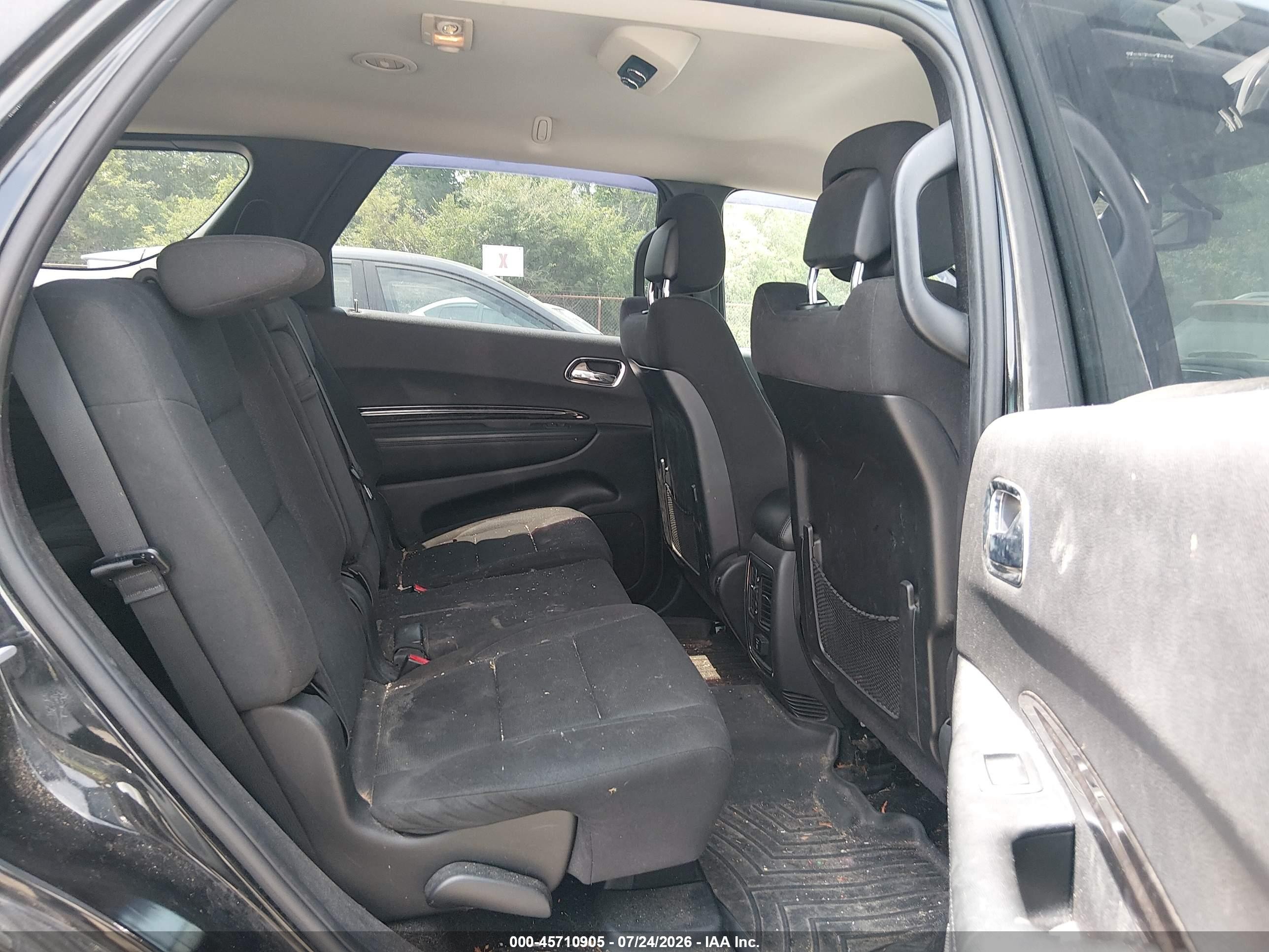 2012 Dodge Durango Crew Black vin: 1C4SDJDT4CC322747