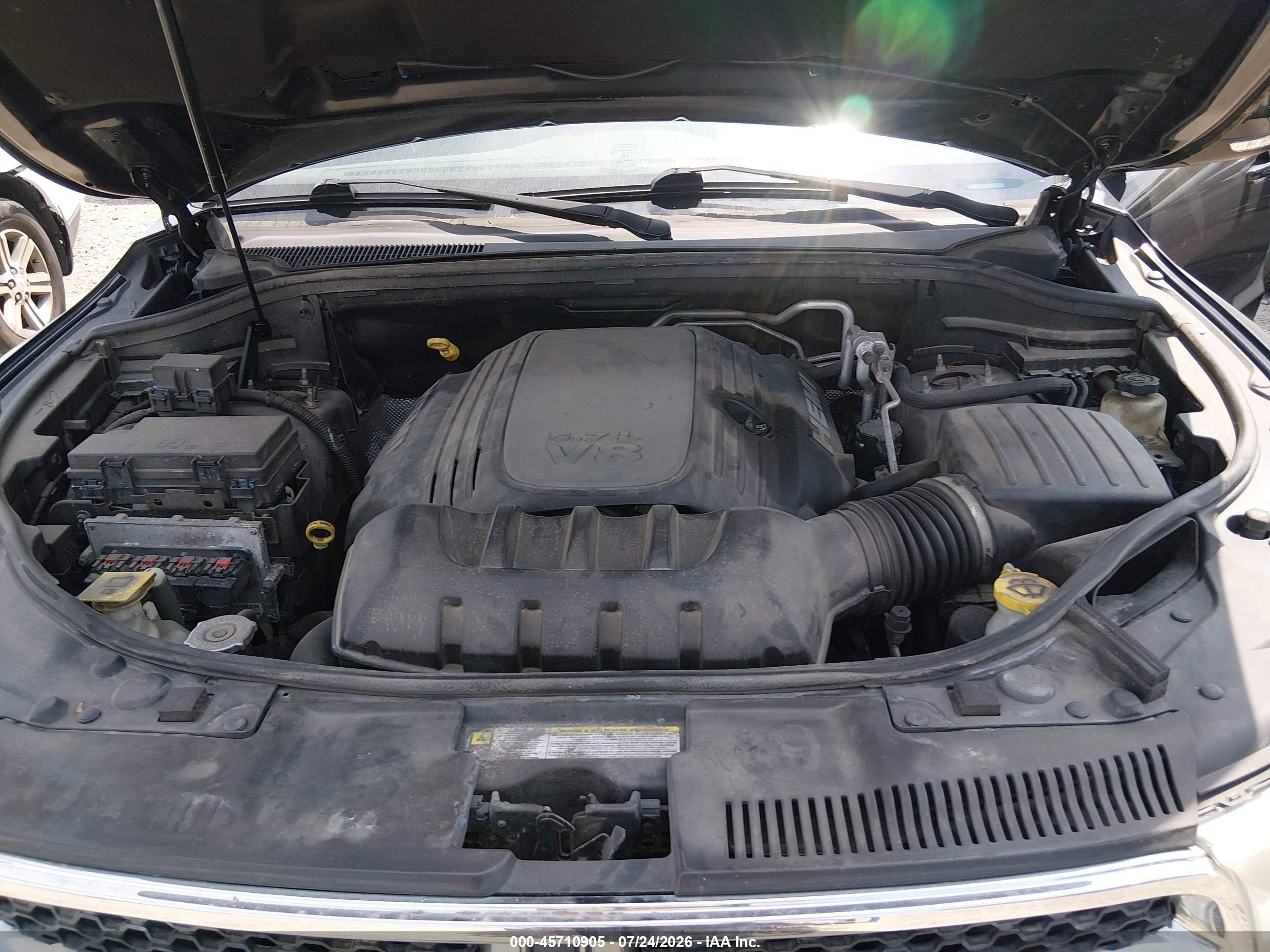 2012 Dodge Durango Crew Black vin: 1C4SDJDT4CC322747