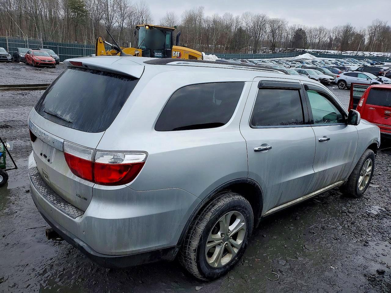 2013 Dodge Durango Crew Silver vin: 1C4SDJDT4DC618045