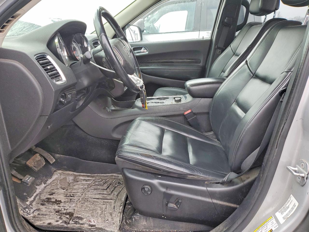 2013 Dodge Durango Crew Silver vin: 1C4SDJDT4DC618045