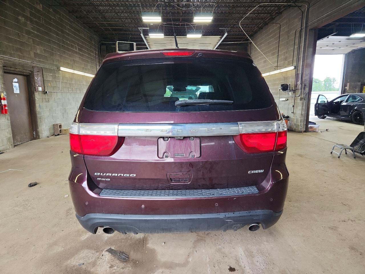 2012 Dodge Durango Crew Burgundy vin: 1C4SDJDT5CC252269
