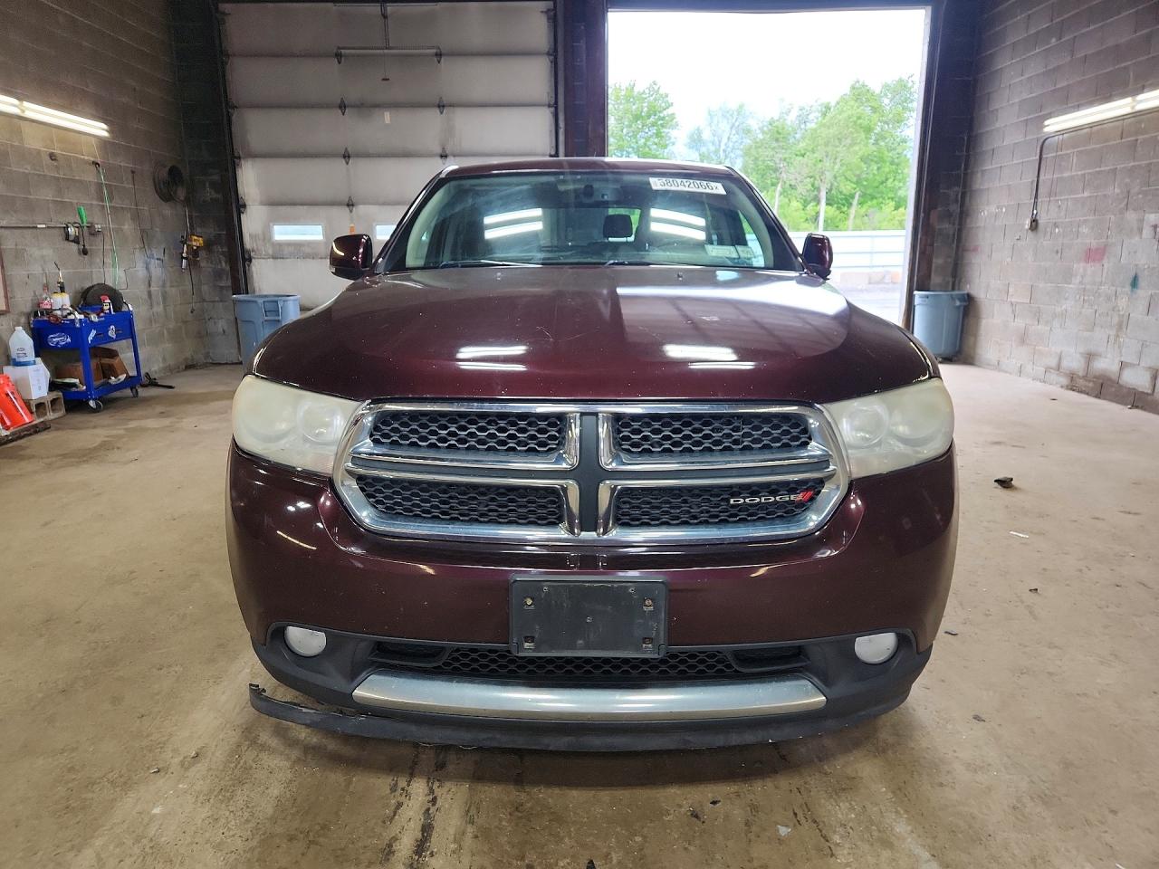 2012 Dodge Durango Crew Burgundy vin: 1C4SDJDT5CC252269