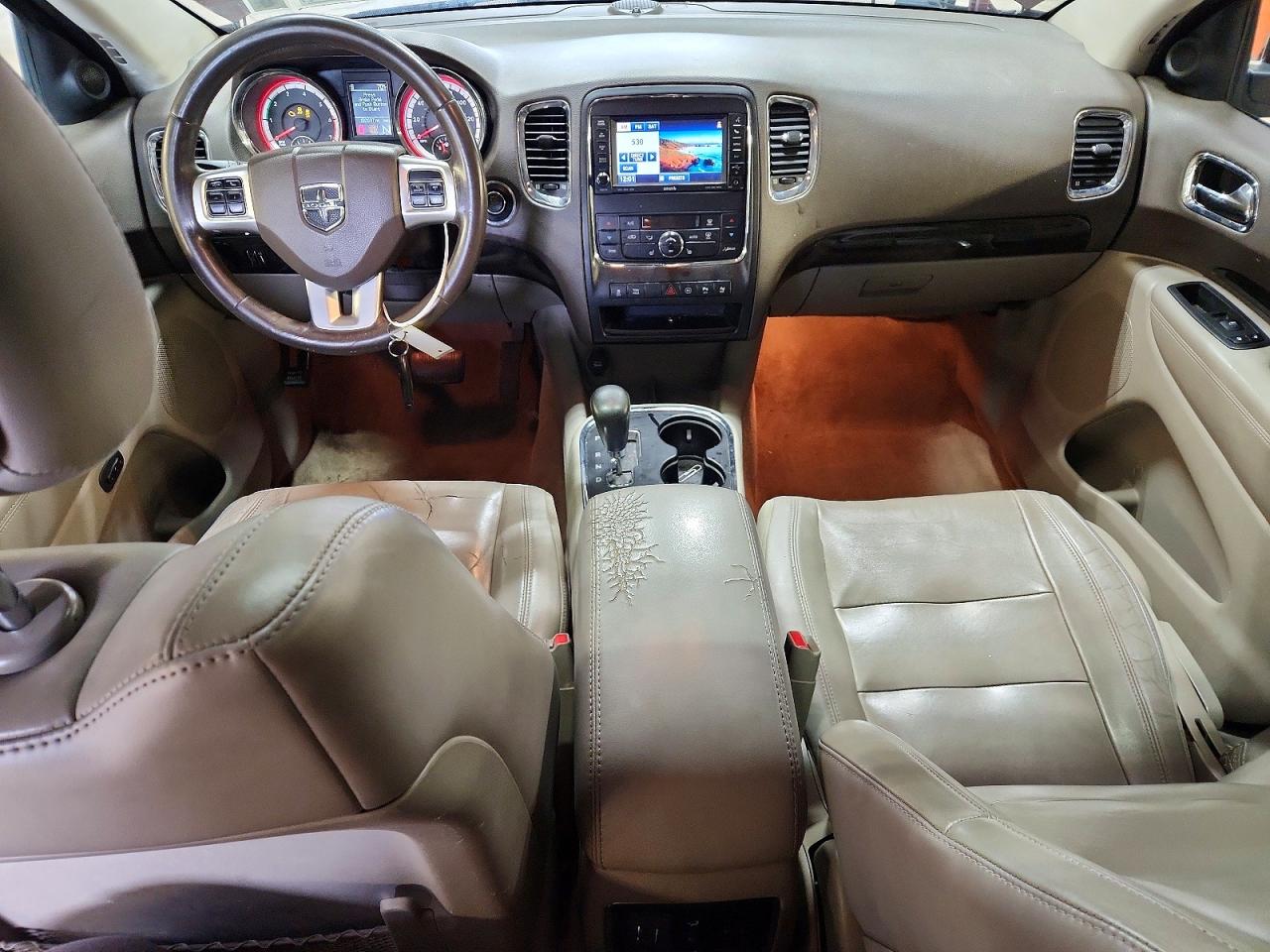 2012 Dodge Durango Crew Burgundy vin: 1C4SDJDT5CC252269