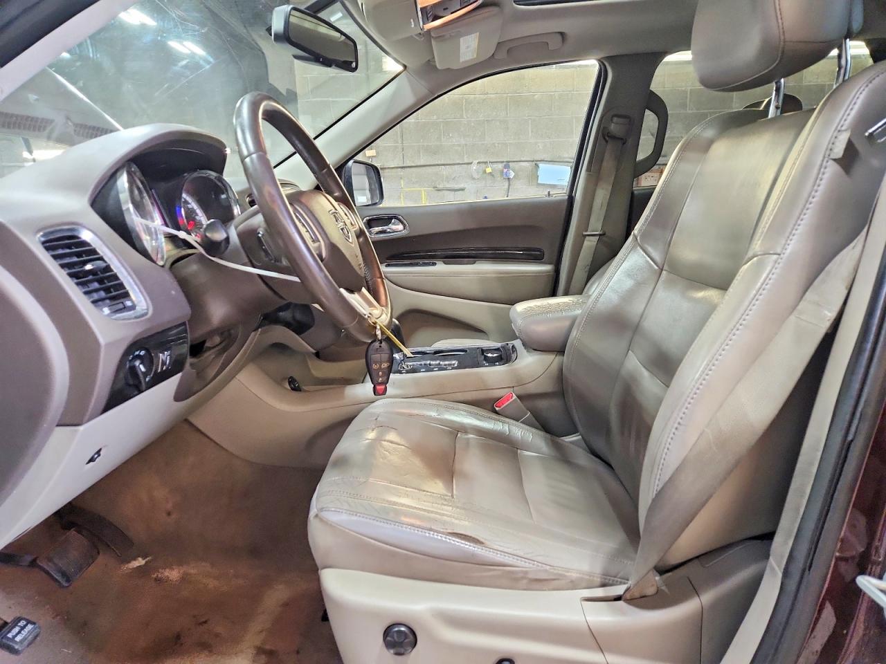 2012 Dodge Durango Crew Burgundy vin: 1C4SDJDT5CC252269