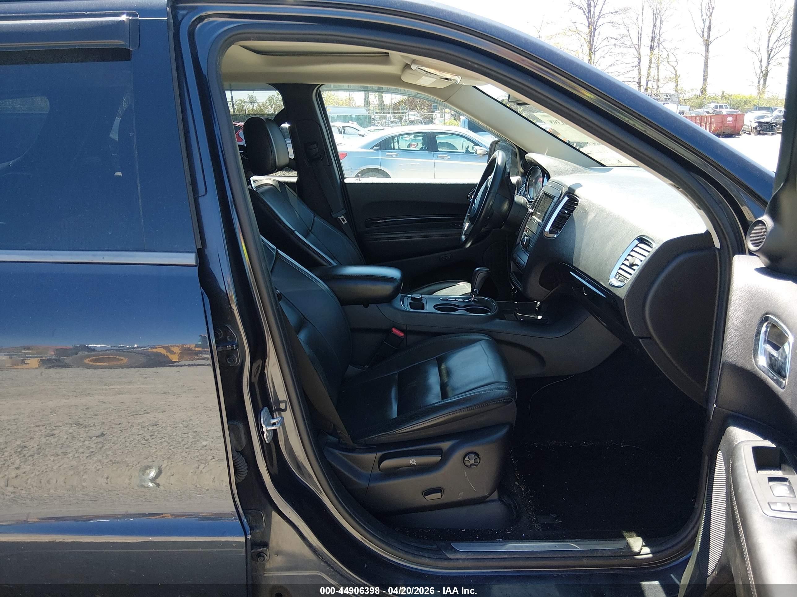 2013 Dodge Durango Crew Black vin: 1C4SDJDT5DC682644