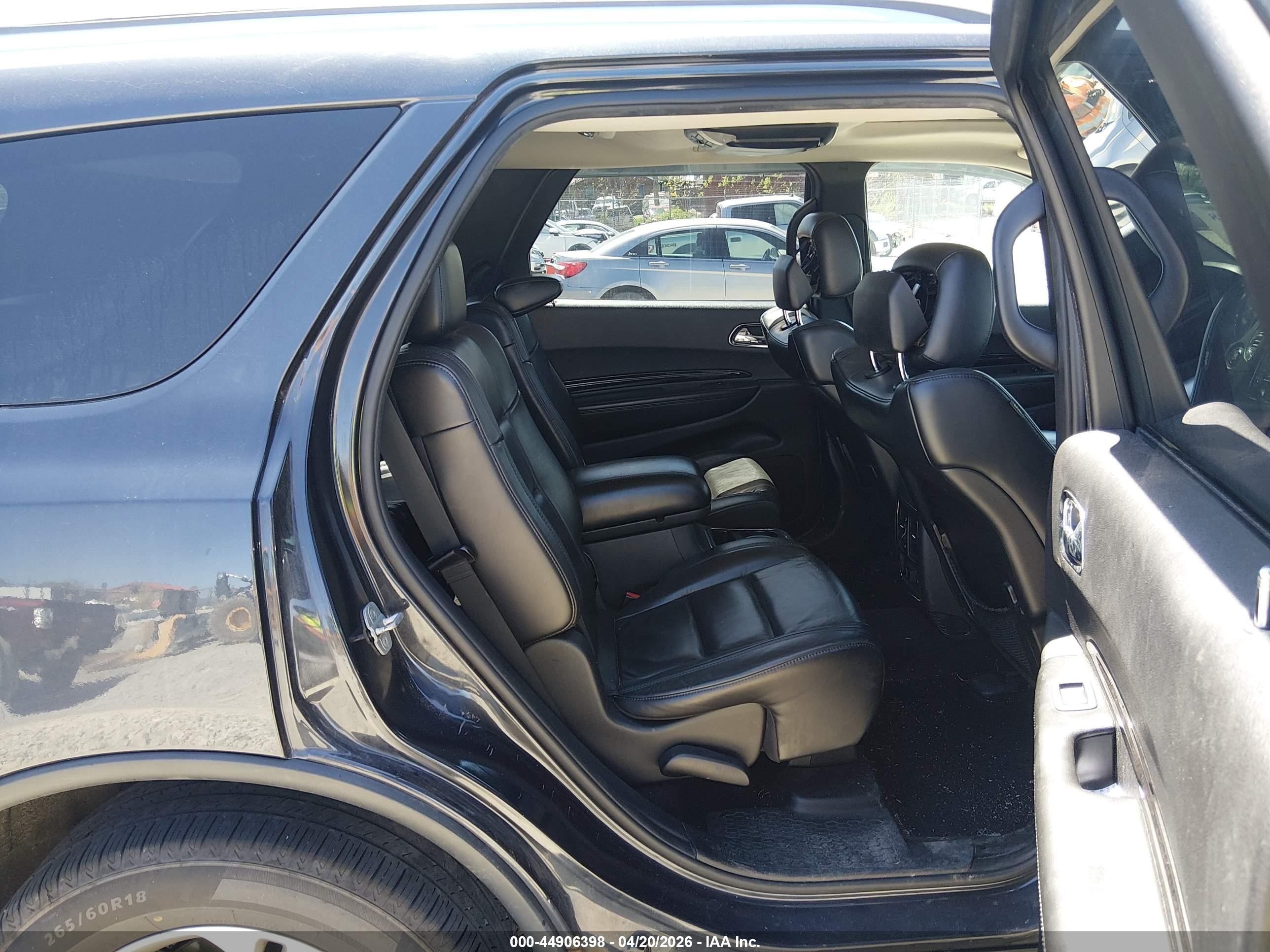 2013 Dodge Durango Crew Black vin: 1C4SDJDT5DC682644