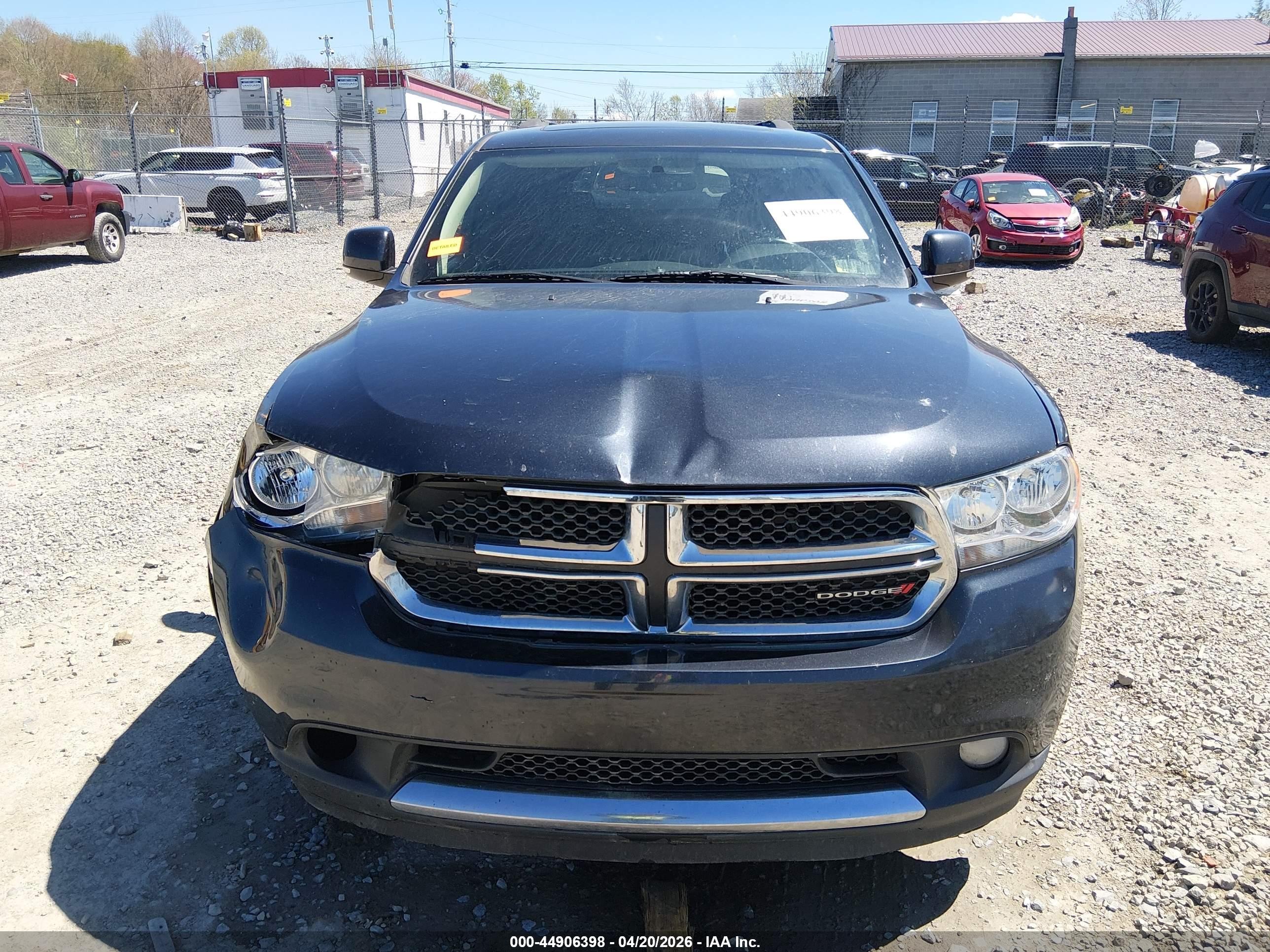 2013 Dodge Durango Crew Black vin: 1C4SDJDT5DC682644