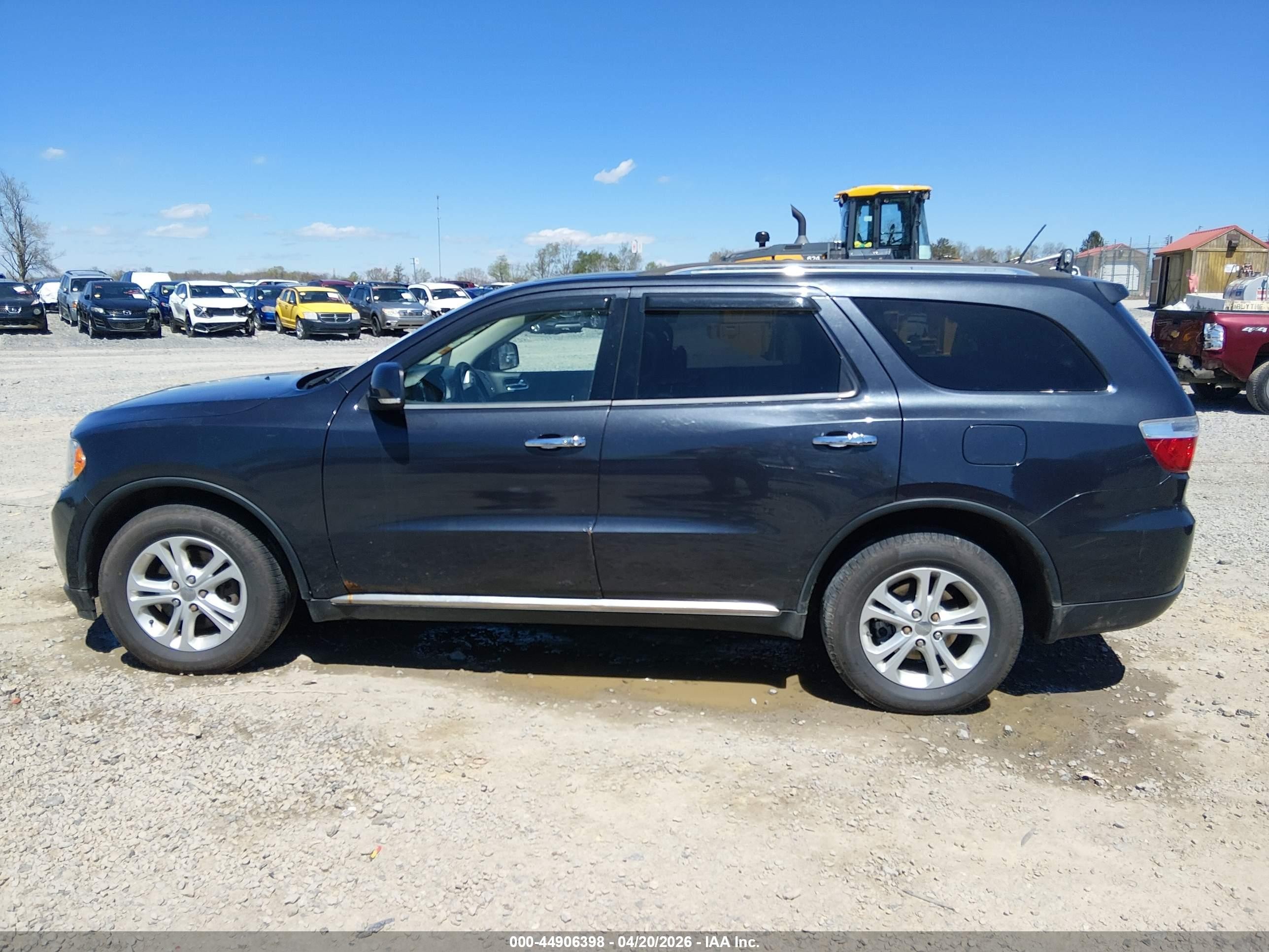2013 Dodge Durango Crew Black vin: 1C4SDJDT5DC682644