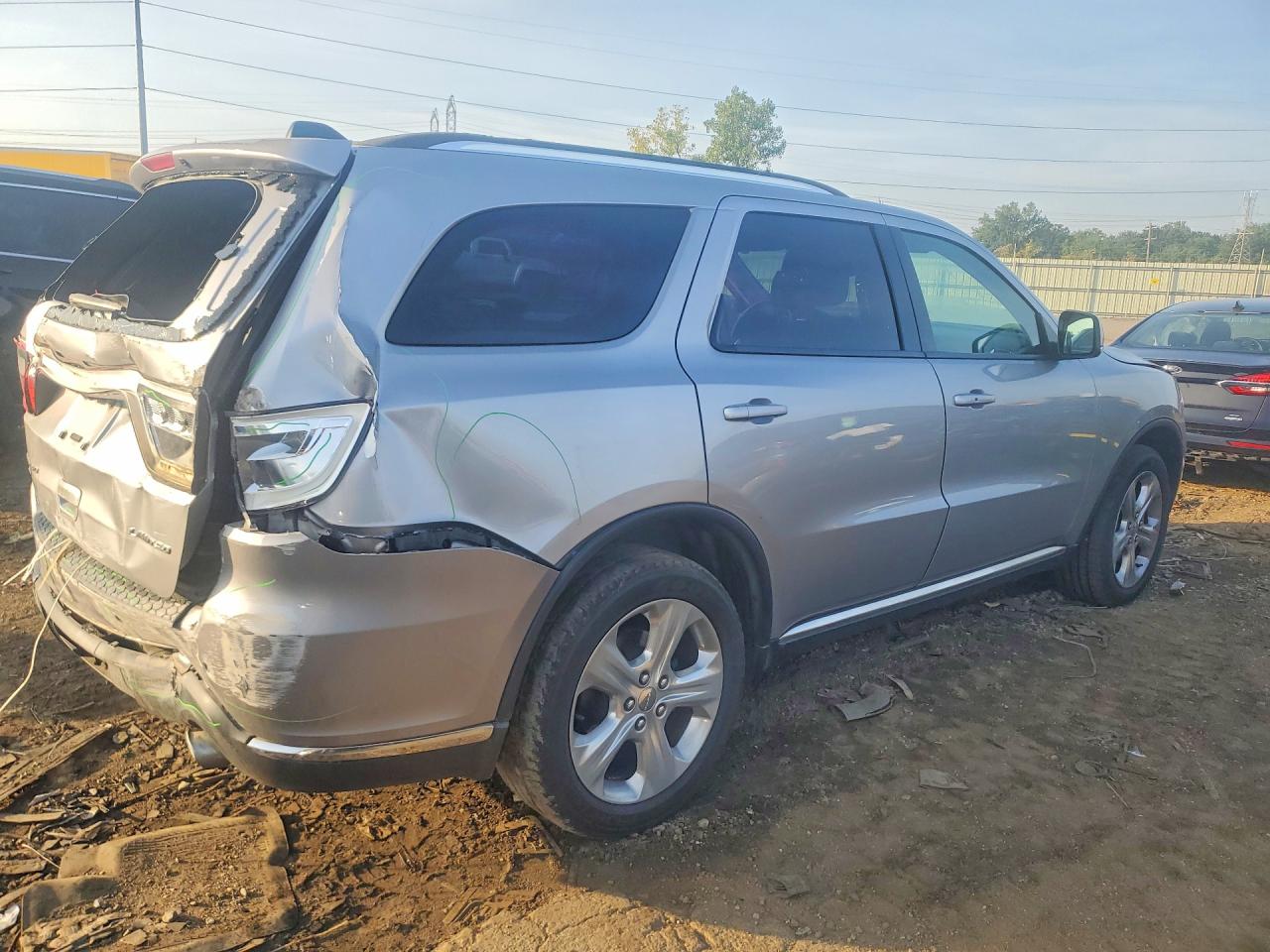 2014 Dodge Durango Limited Silver vin: 1C4SDJDT5EC354450