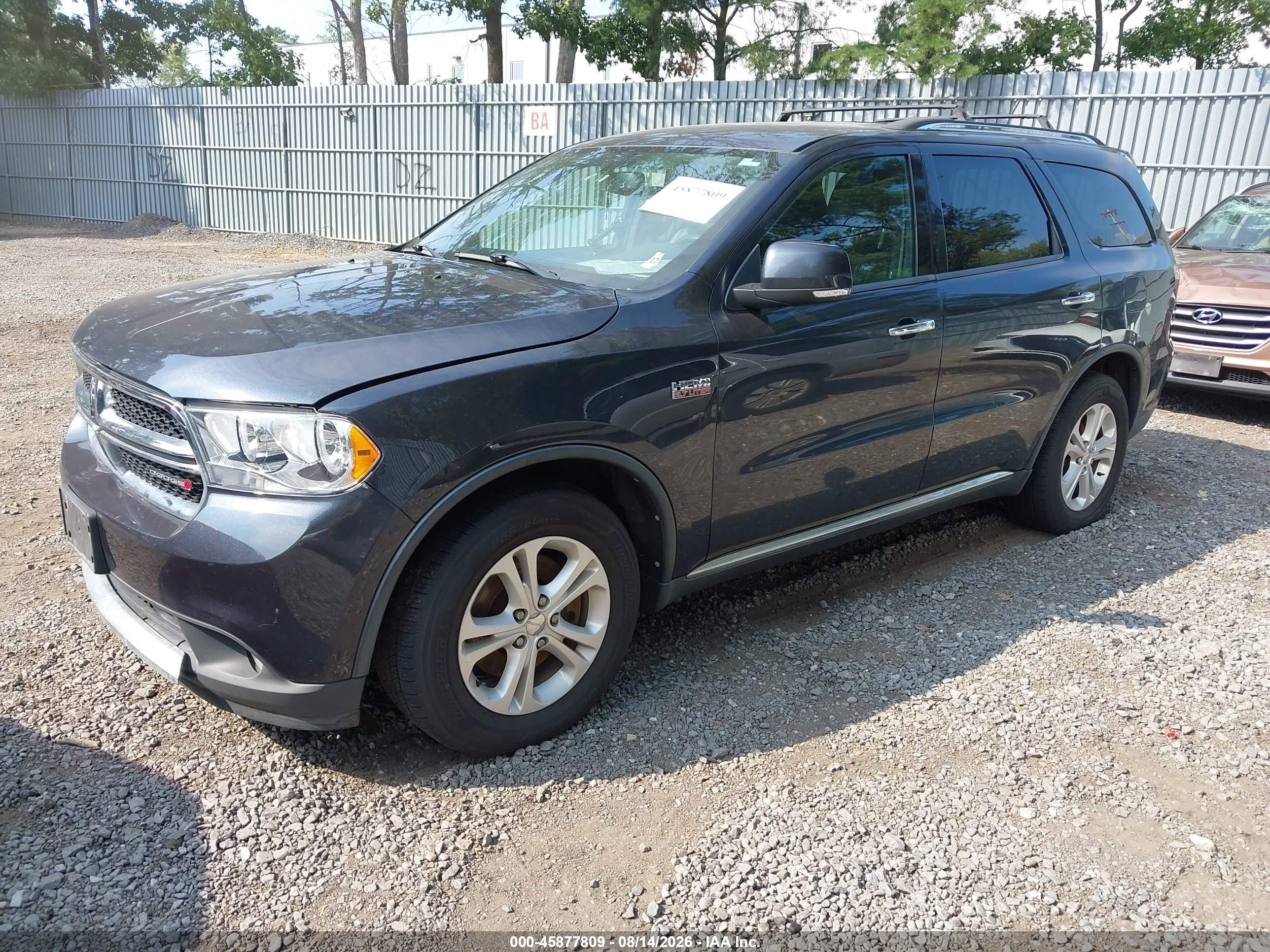 2013 Dodge Durango Crew Blue vin: 1C4SDJDT6DC539041