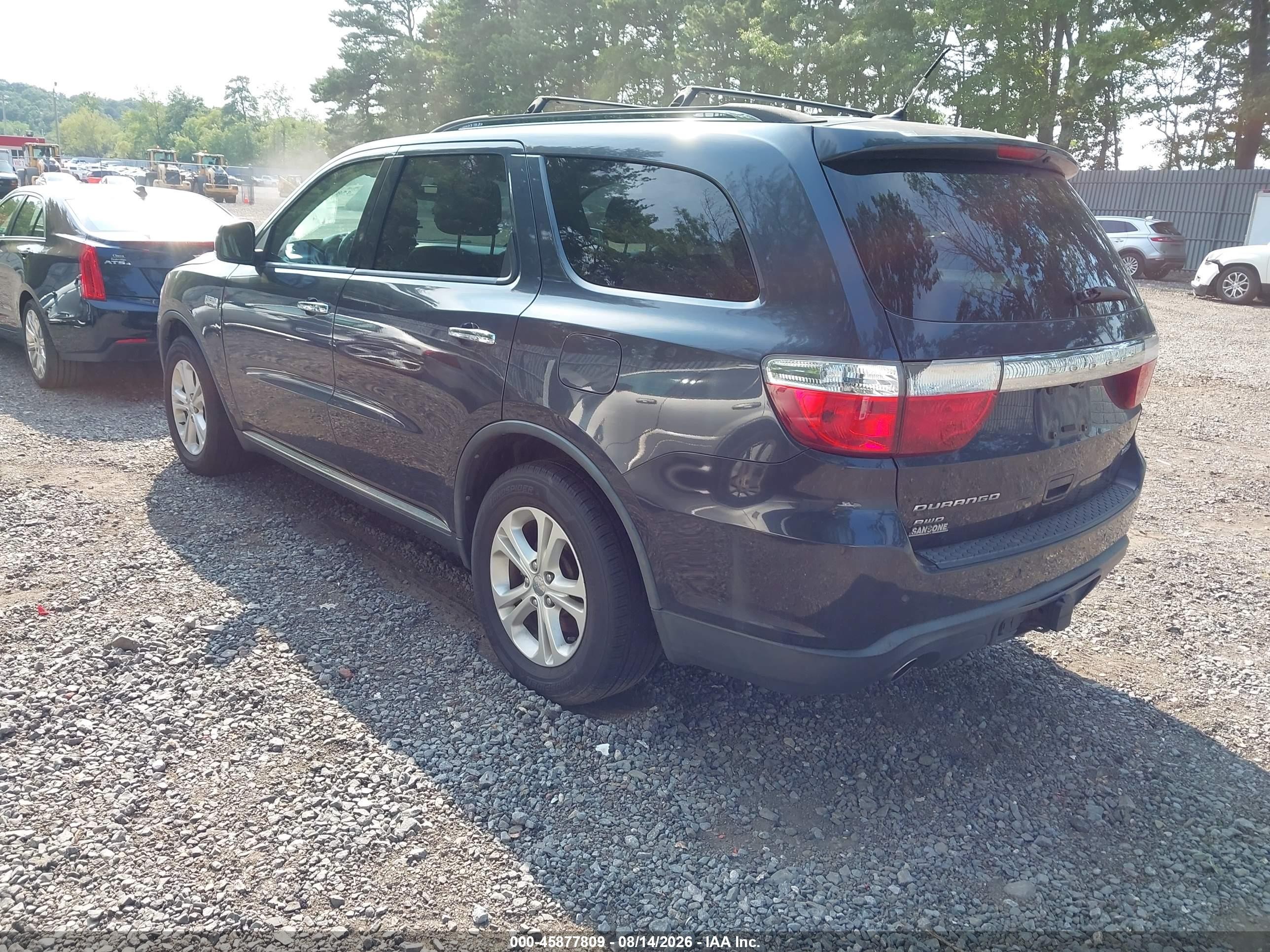 2013 Dodge Durango Crew Blue vin: 1C4SDJDT6DC539041
