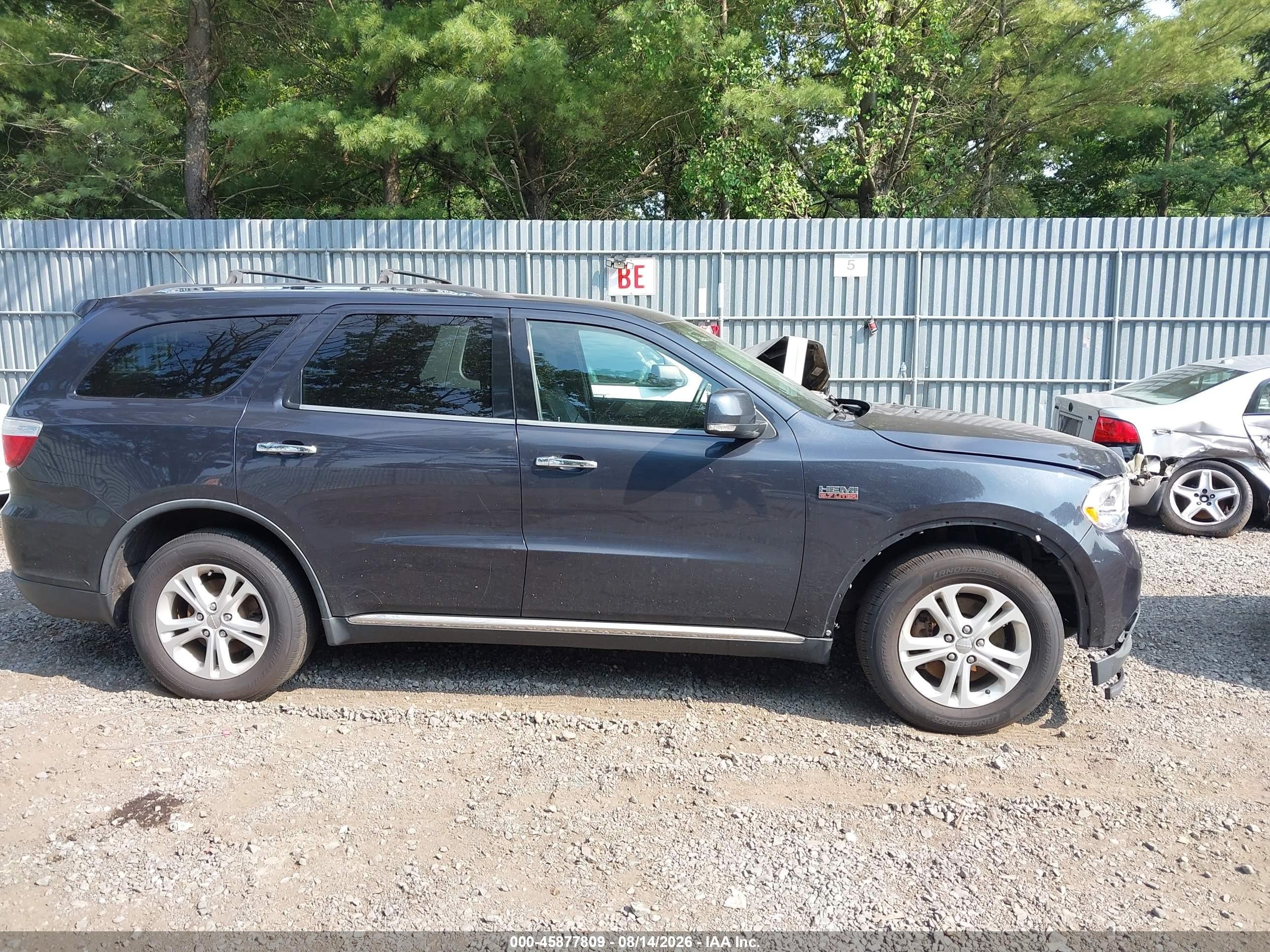 2013 Dodge Durango Crew Blue vin: 1C4SDJDT6DC539041