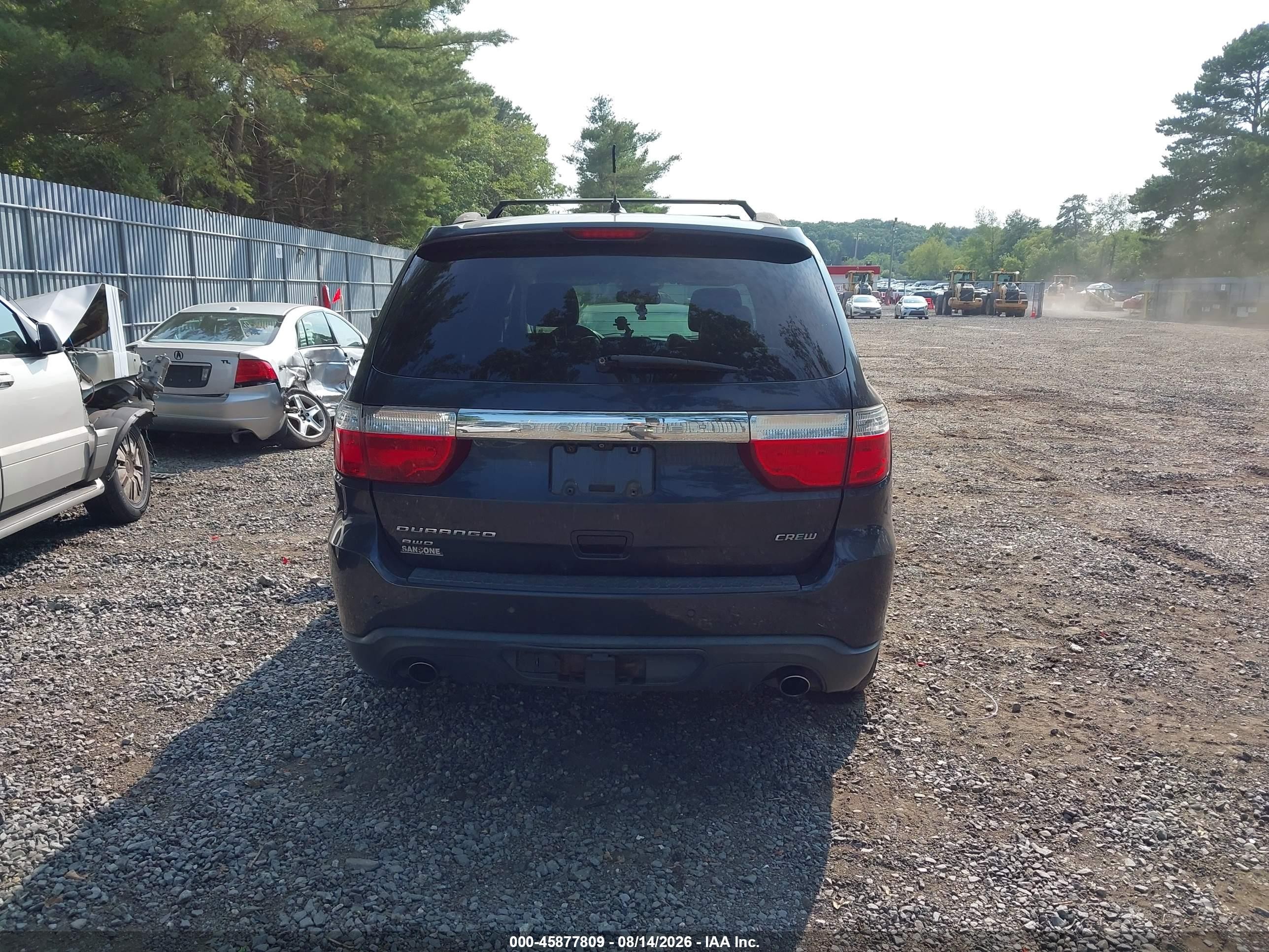 2013 Dodge Durango Crew Blue vin: 1C4SDJDT6DC539041
