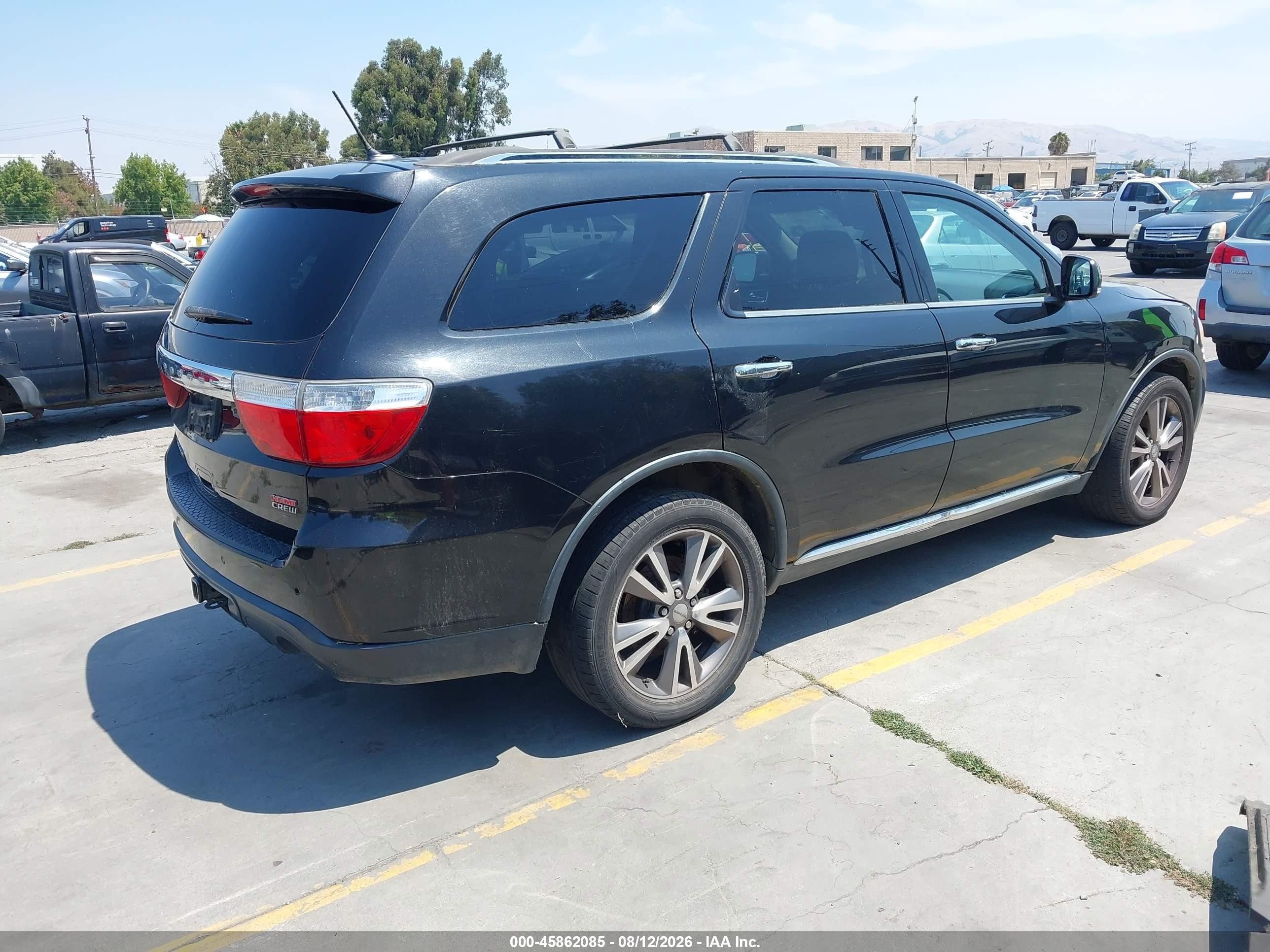 2013 Dodge Durango Crew Черный vin: 1C4SDJDT6DC662225