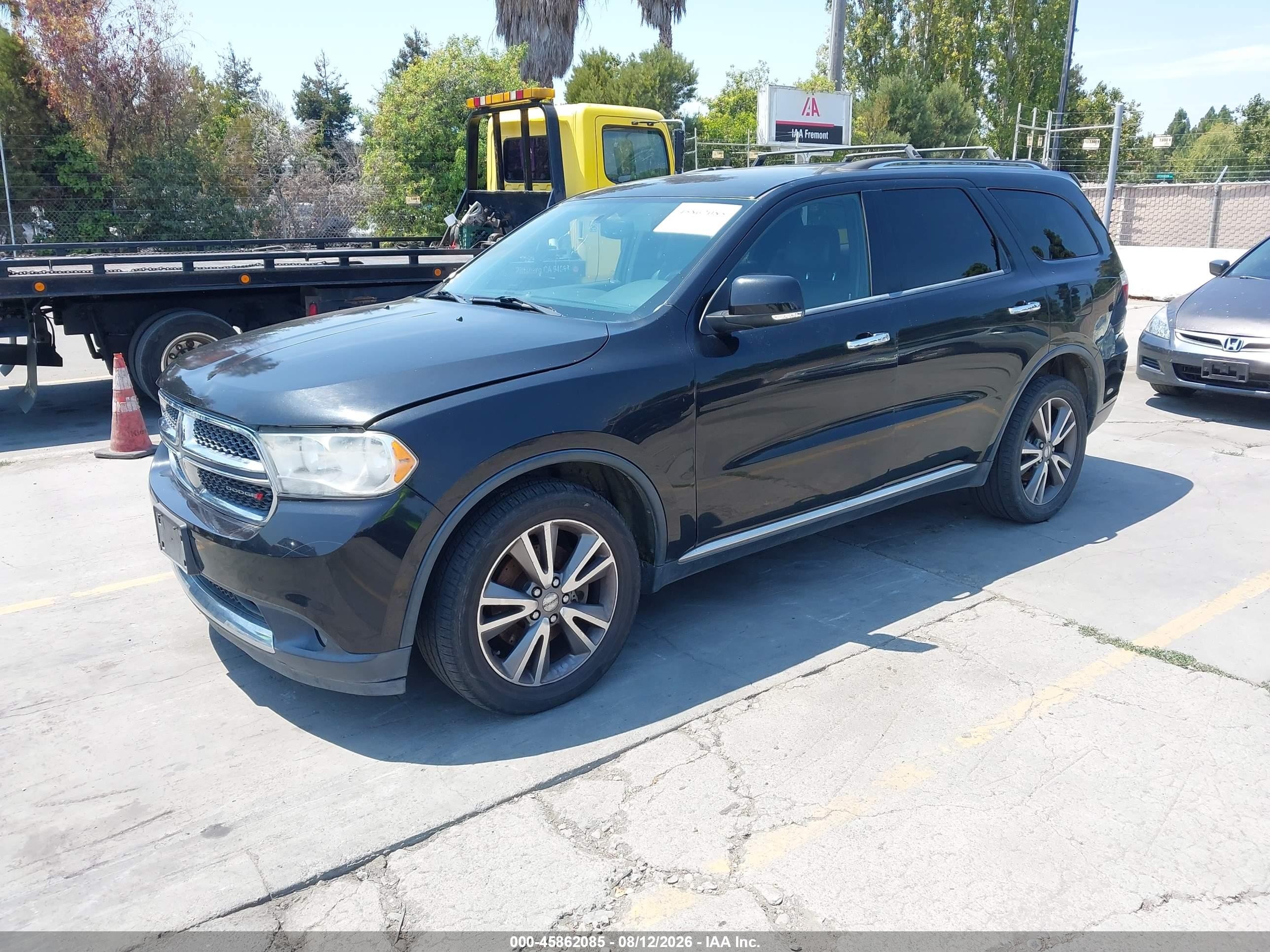 2013 Dodge Durango Crew Черный vin: 1C4SDJDT6DC662225