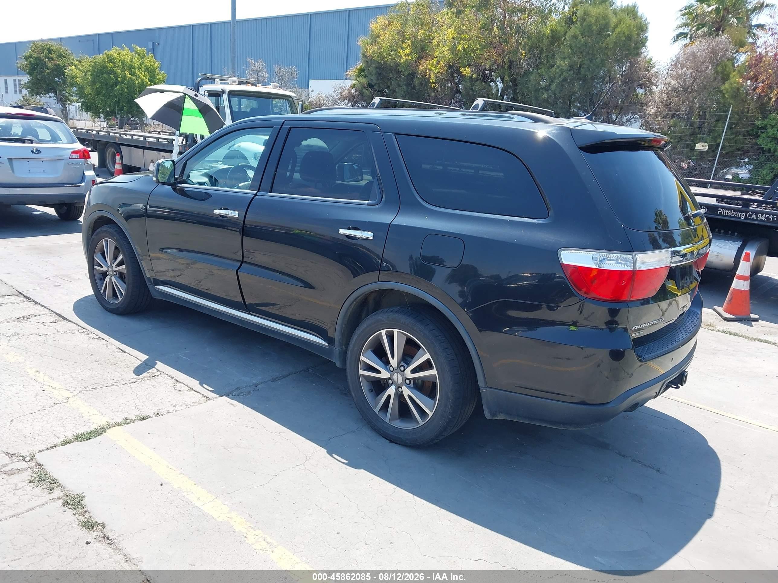 2013 Dodge Durango Crew Черный vin: 1C4SDJDT6DC662225
