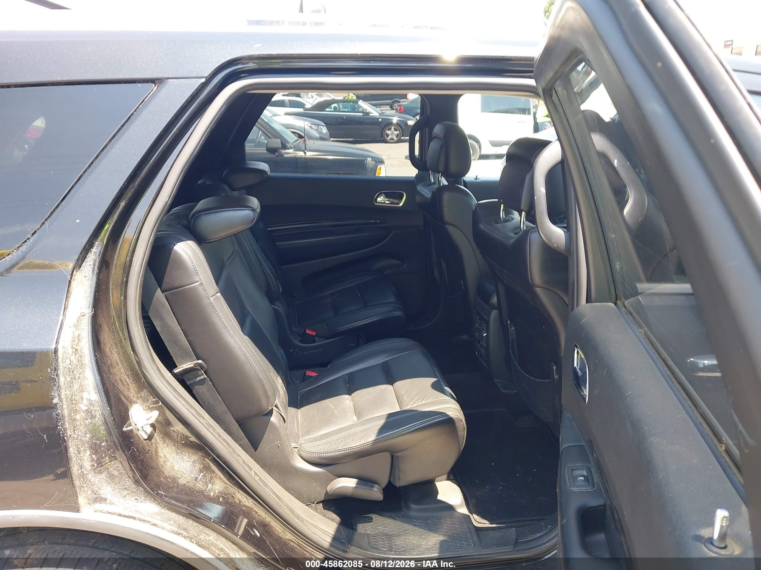 2013 Dodge Durango Crew Черный vin: 1C4SDJDT6DC662225