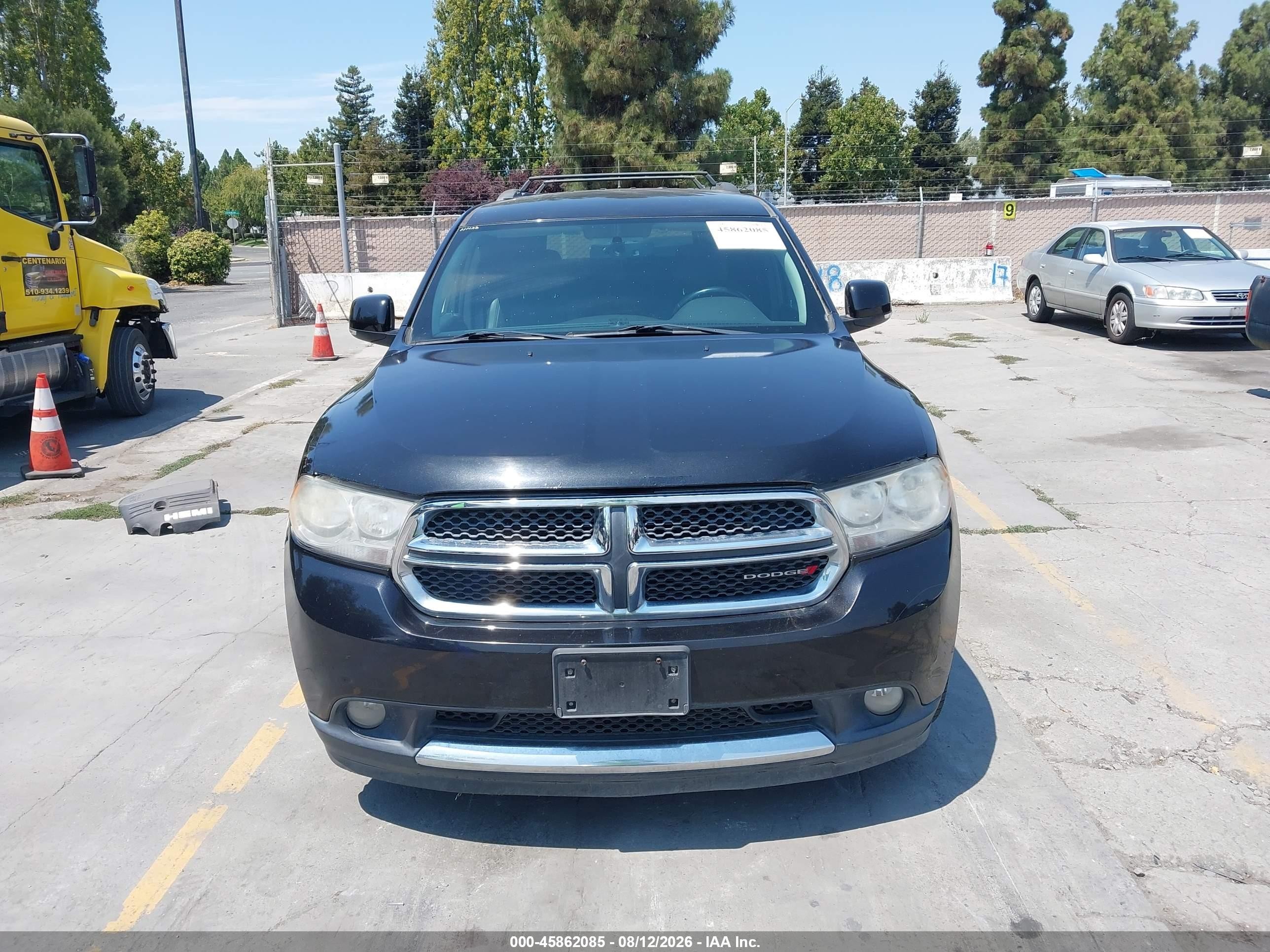 2013 Dodge Durango Crew Черный vin: 1C4SDJDT6DC662225