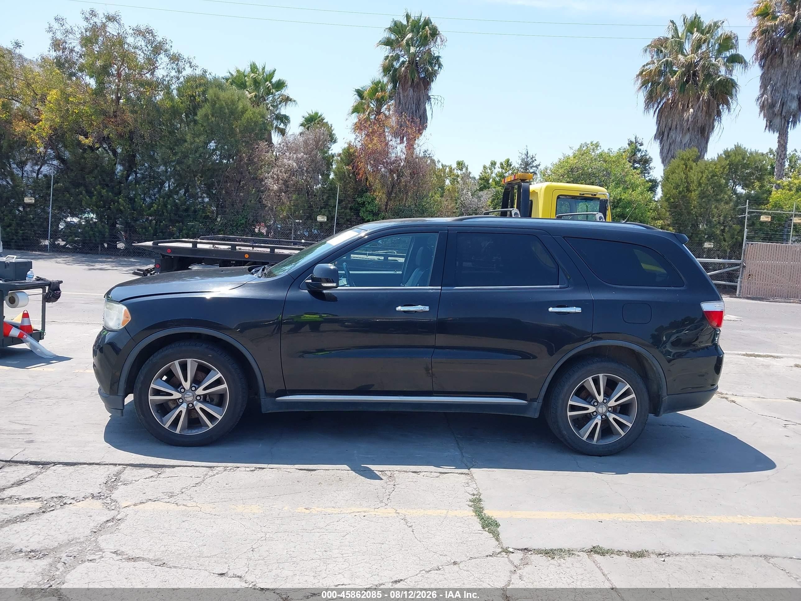 2013 Dodge Durango Crew Черный vin: 1C4SDJDT6DC662225
