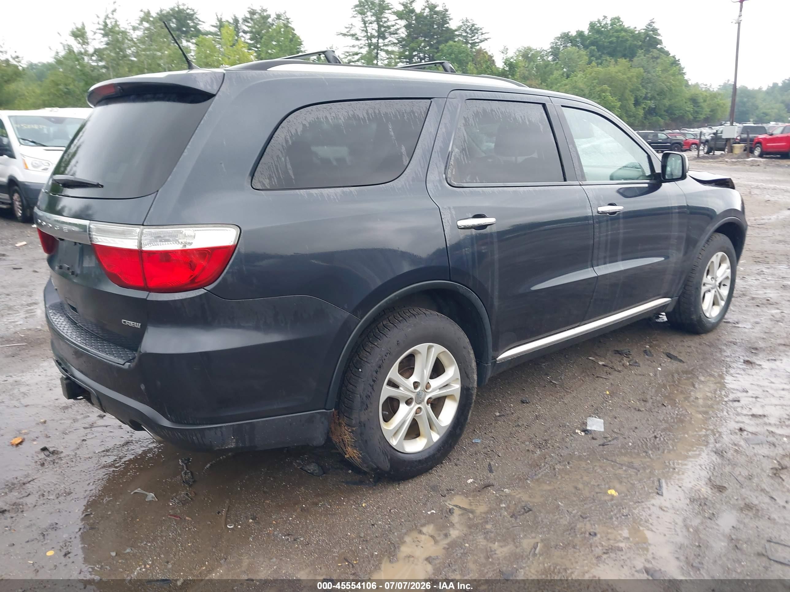 2013 Dodge Durango Crew Blue vin: 1C4SDJDT6DC682801