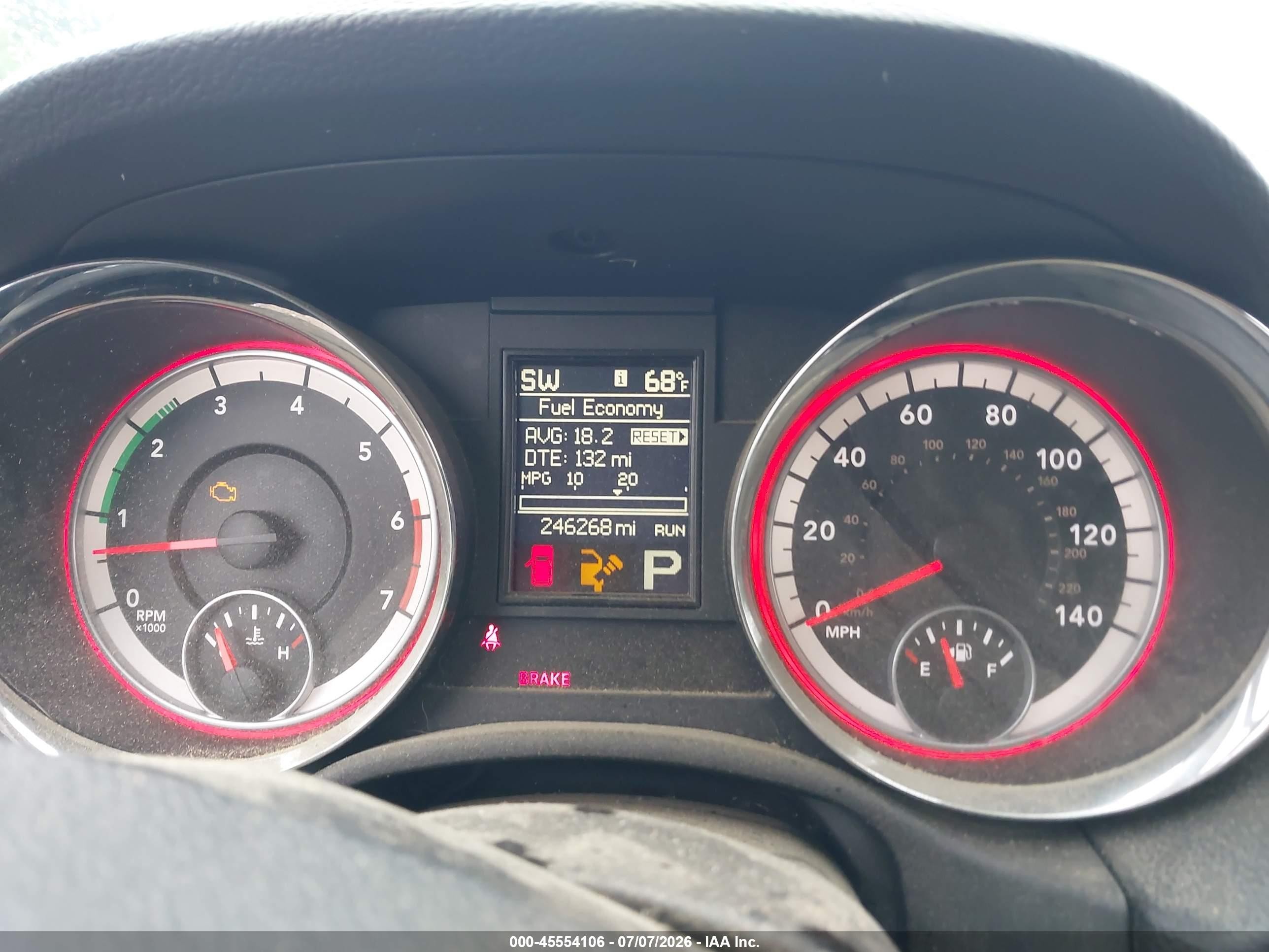 2013 Dodge Durango Crew Blue vin: 1C4SDJDT6DC682801
