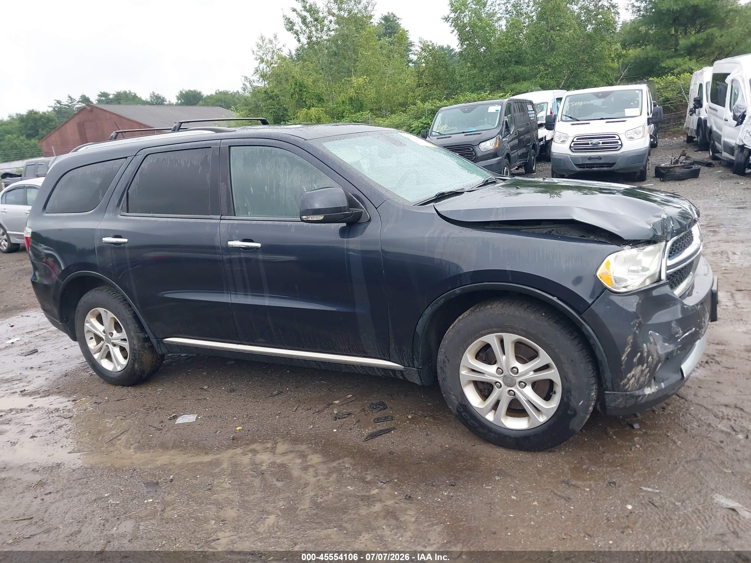 2013 Dodge Durango Crew Blue vin: 1C4SDJDT6DC682801