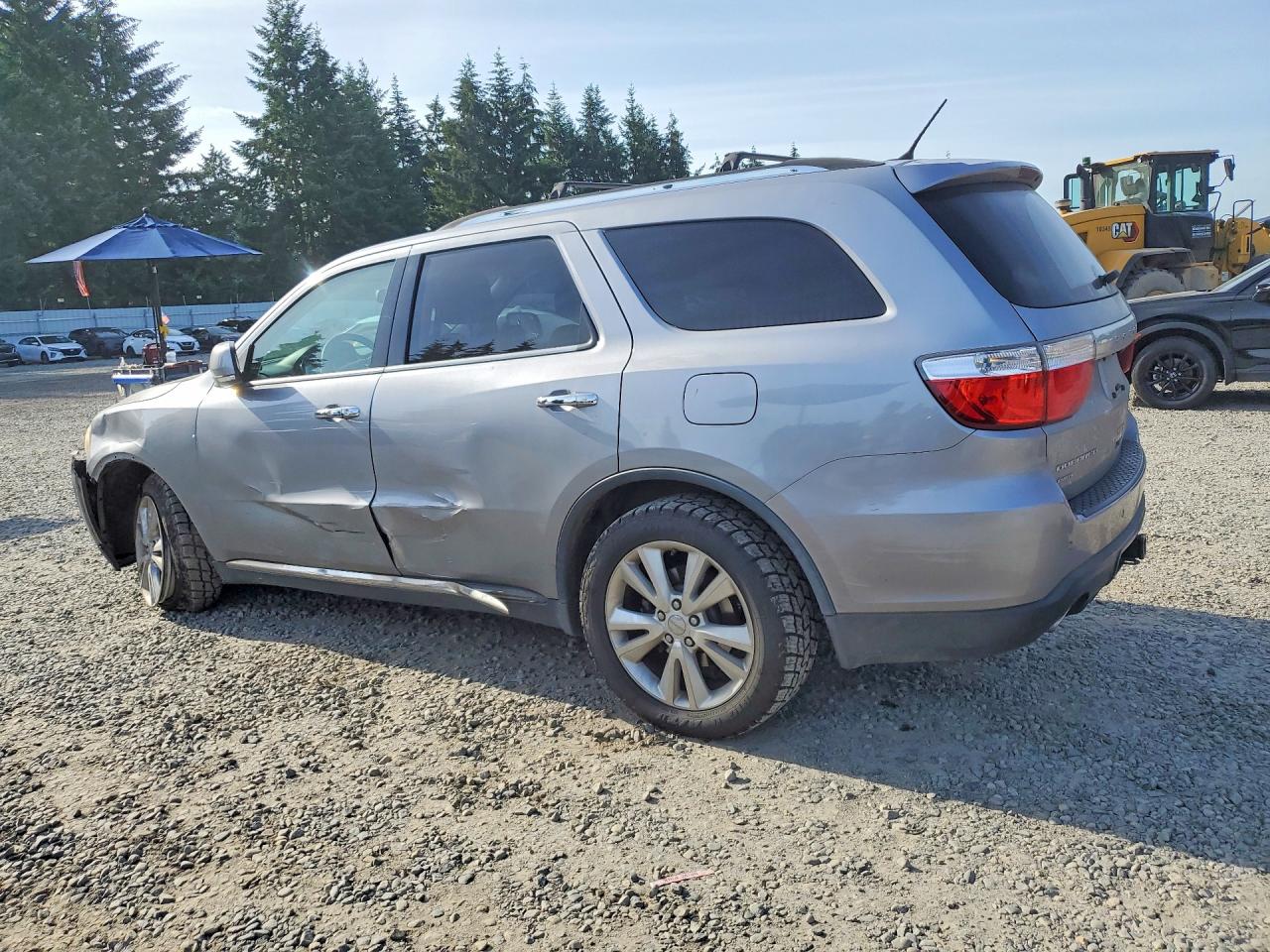 2013 Dodge Durango Crew Silver vin: 1C4SDJDT6DC689747