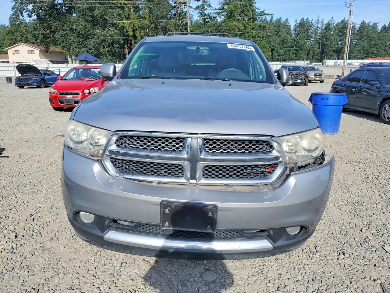 2013 Dodge Durango Crew Silver vin: 1C4SDJDT6DC689747