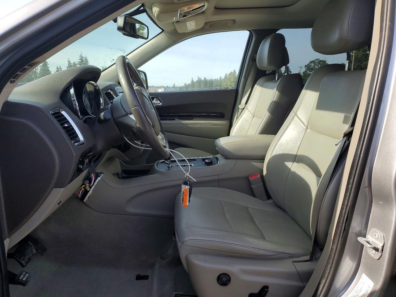 2013 Dodge Durango Crew Silver vin: 1C4SDJDT6DC689747
