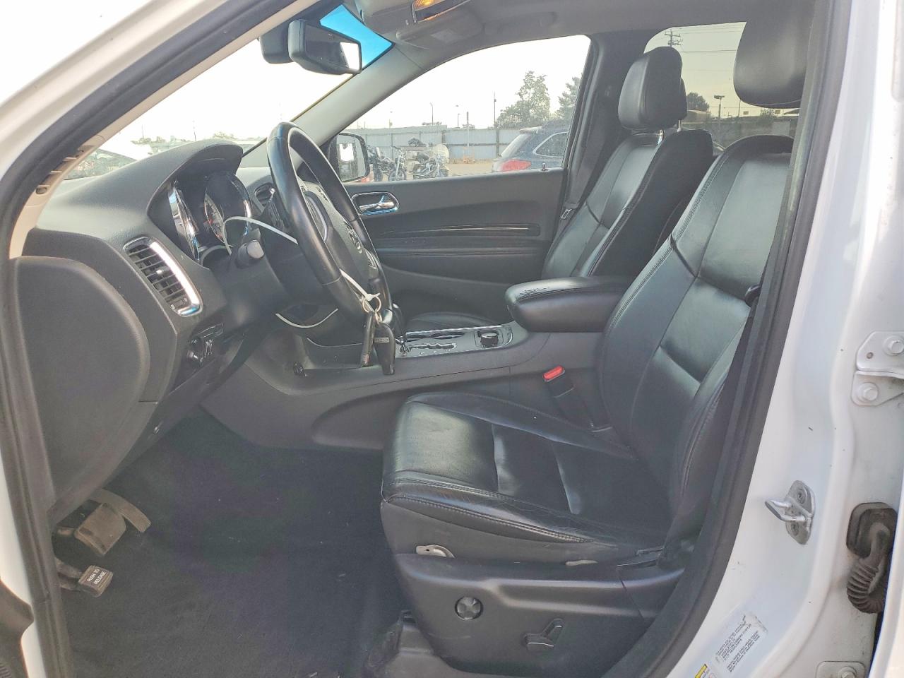 2013 Dodge Durango Crew White vin: 1C4SDJDT7DC590290