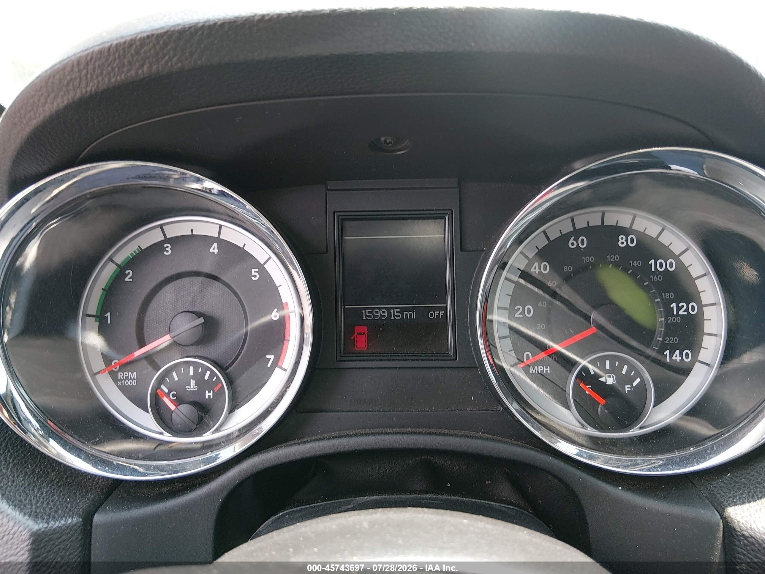 2013 Dodge Durango Crew White vin: 1C4SDJDT7DC659026