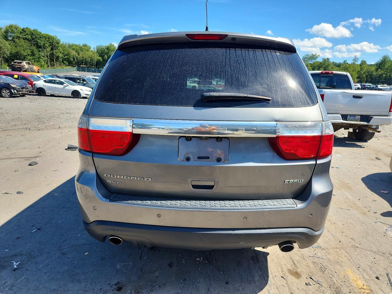 2013 Dodge Durango Crew Gray vin: 1C4SDJDT8DC565687