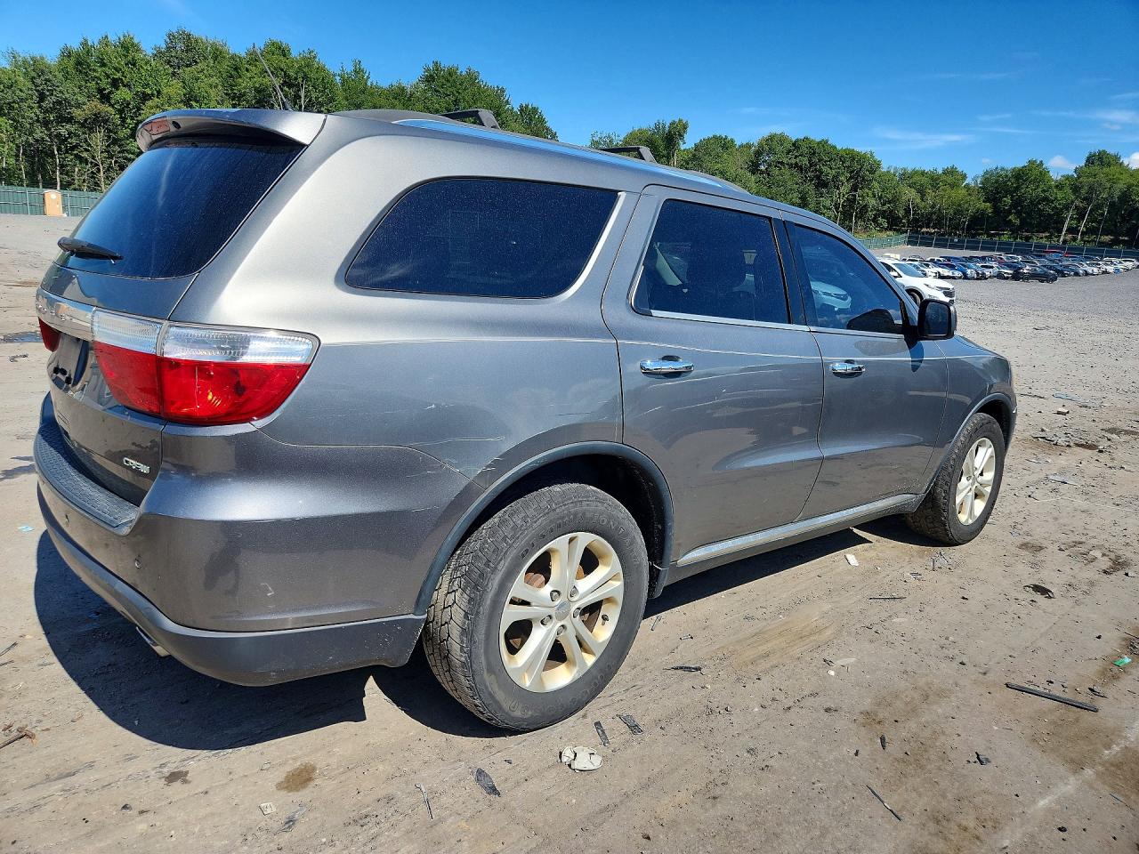 2013 Dodge Durango Crew Gray vin: 1C4SDJDT8DC565687