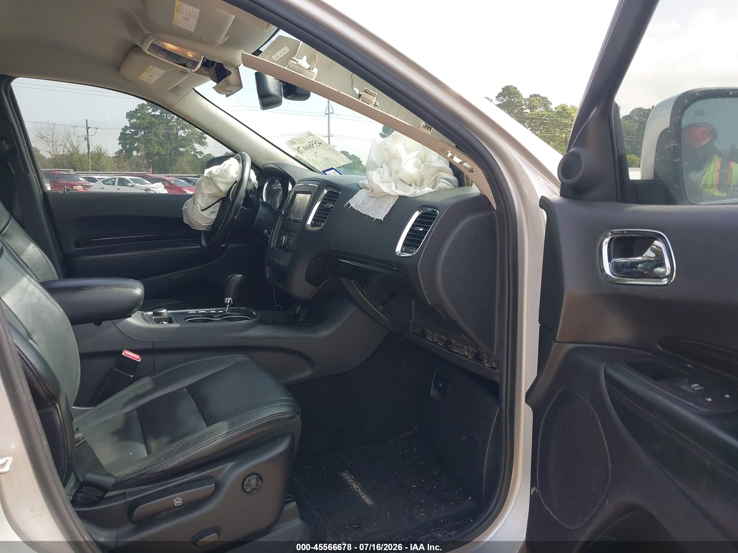 2013 Dodge Durango Crew Silver vin: 1C4SDJDT9DC509743