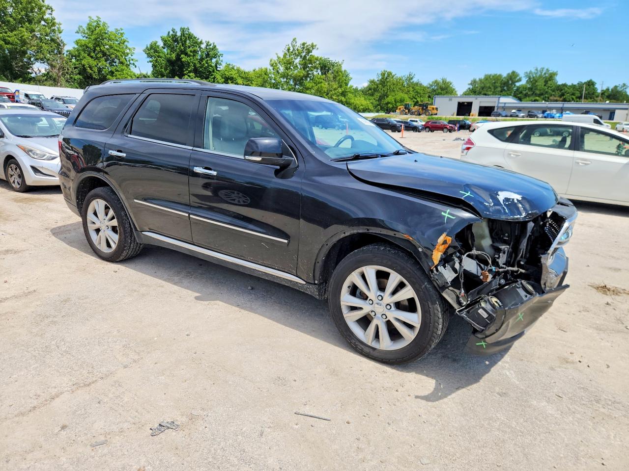 2013 Dodge Durango Crew Black vin: 1C4SDJDT9DC528048
