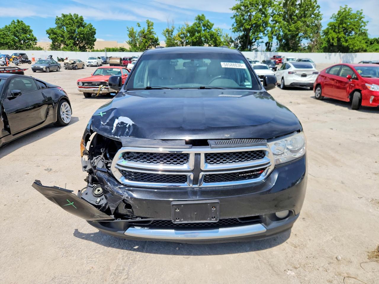 2013 Dodge Durango Crew Black vin: 1C4SDJDT9DC528048