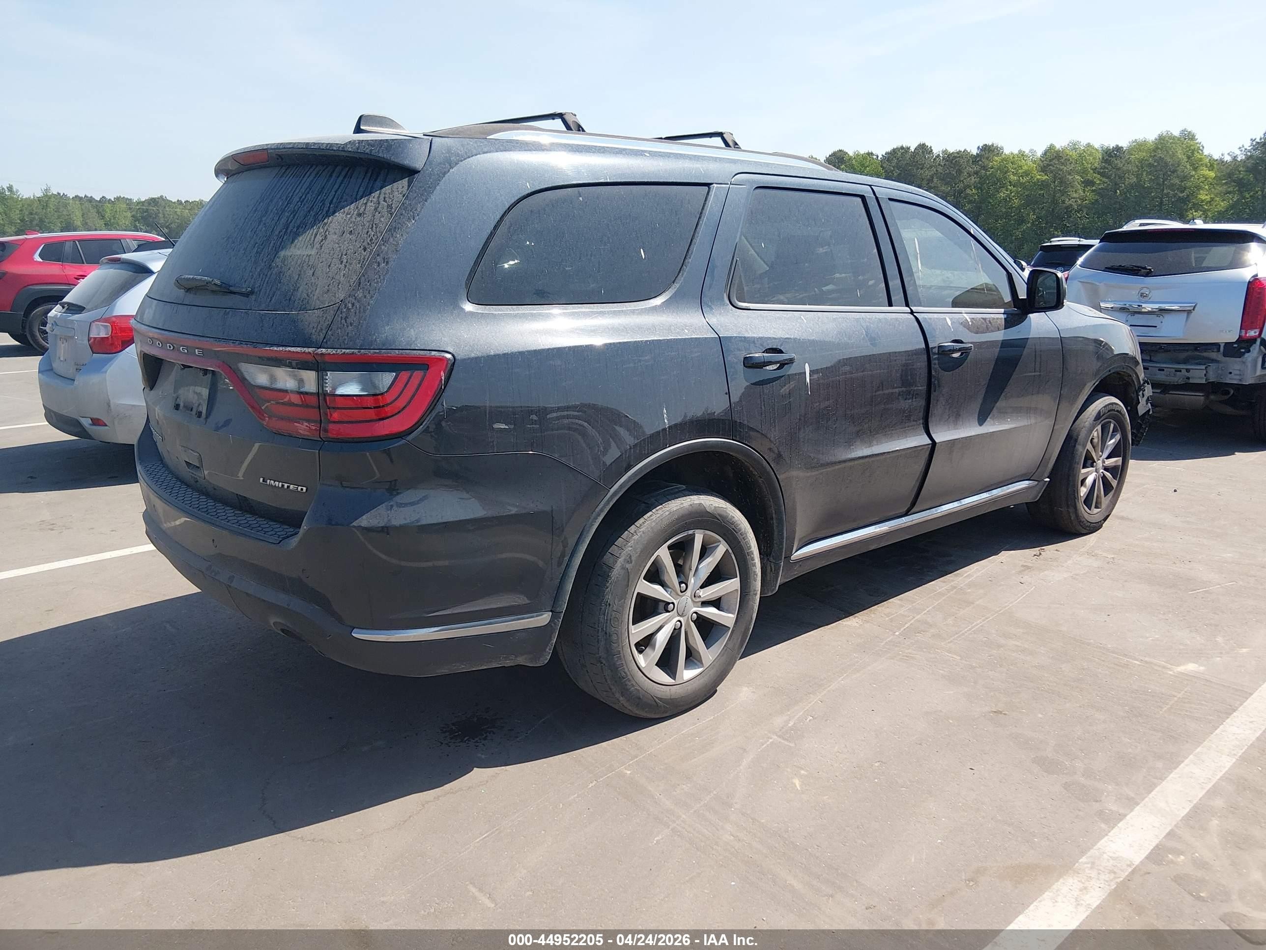 2014 Dodge Durango Limited Gray vin: 1C4SDJDT9EC300407