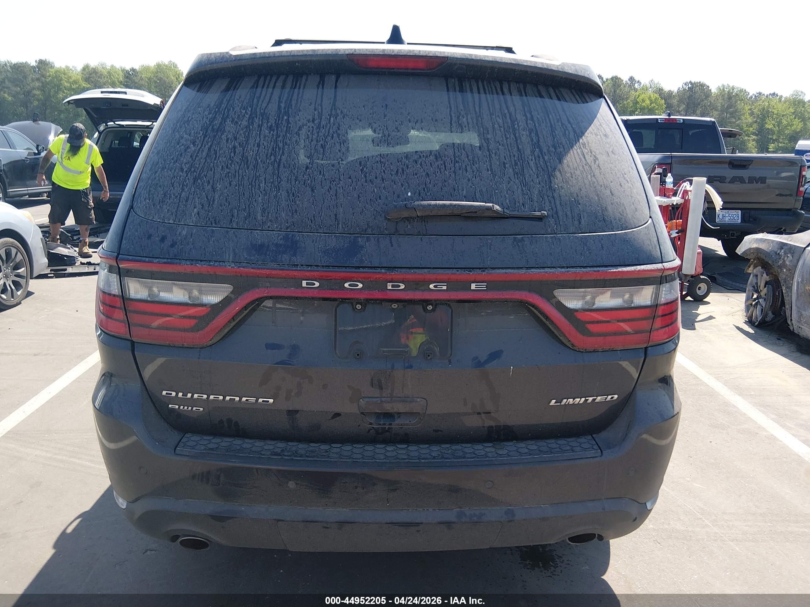 2014 Dodge Durango Limited Gray vin: 1C4SDJDT9EC300407