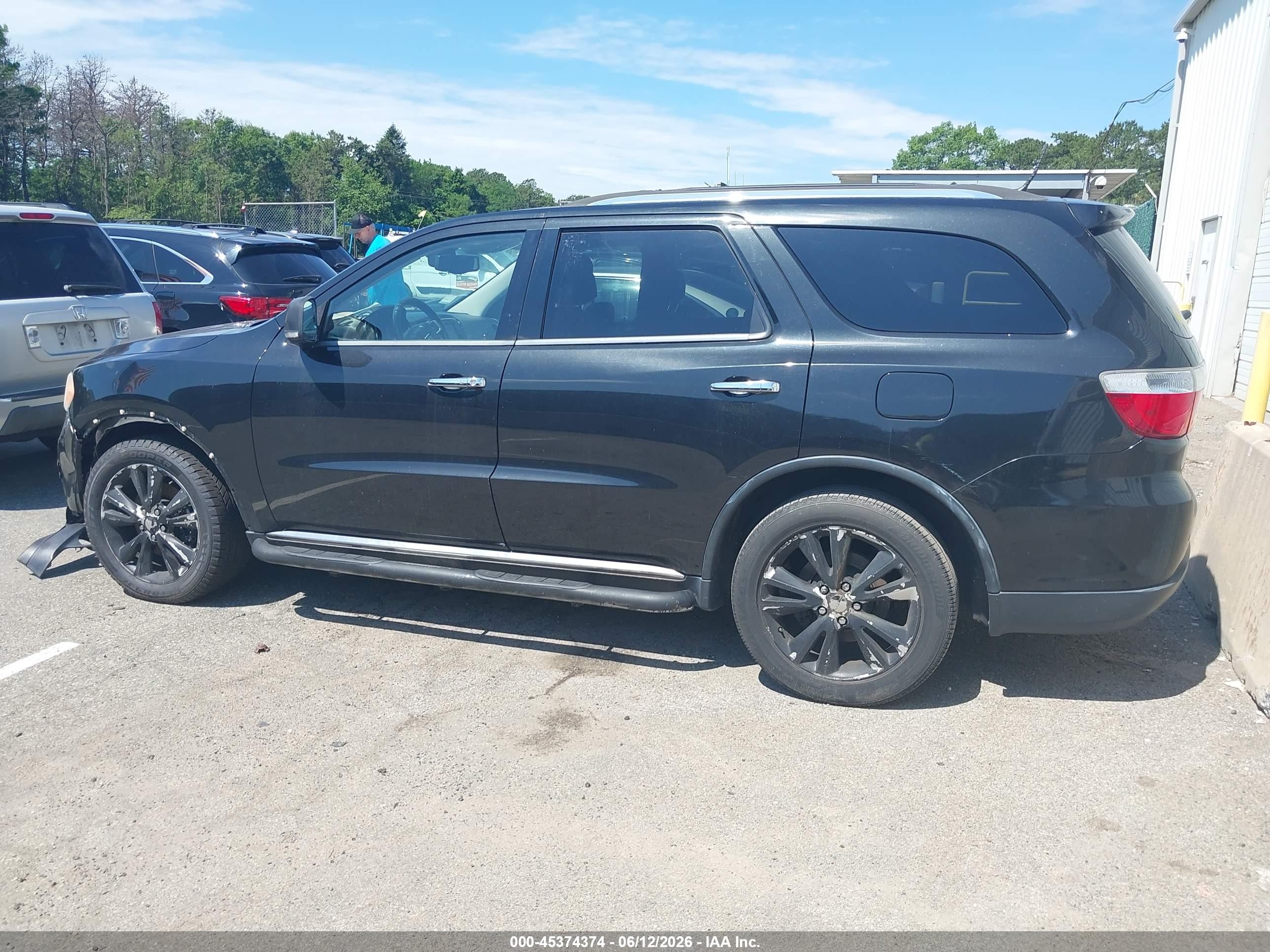 2013 Dodge Durango Crew Black vin: 1C4SDJDTXDC689945