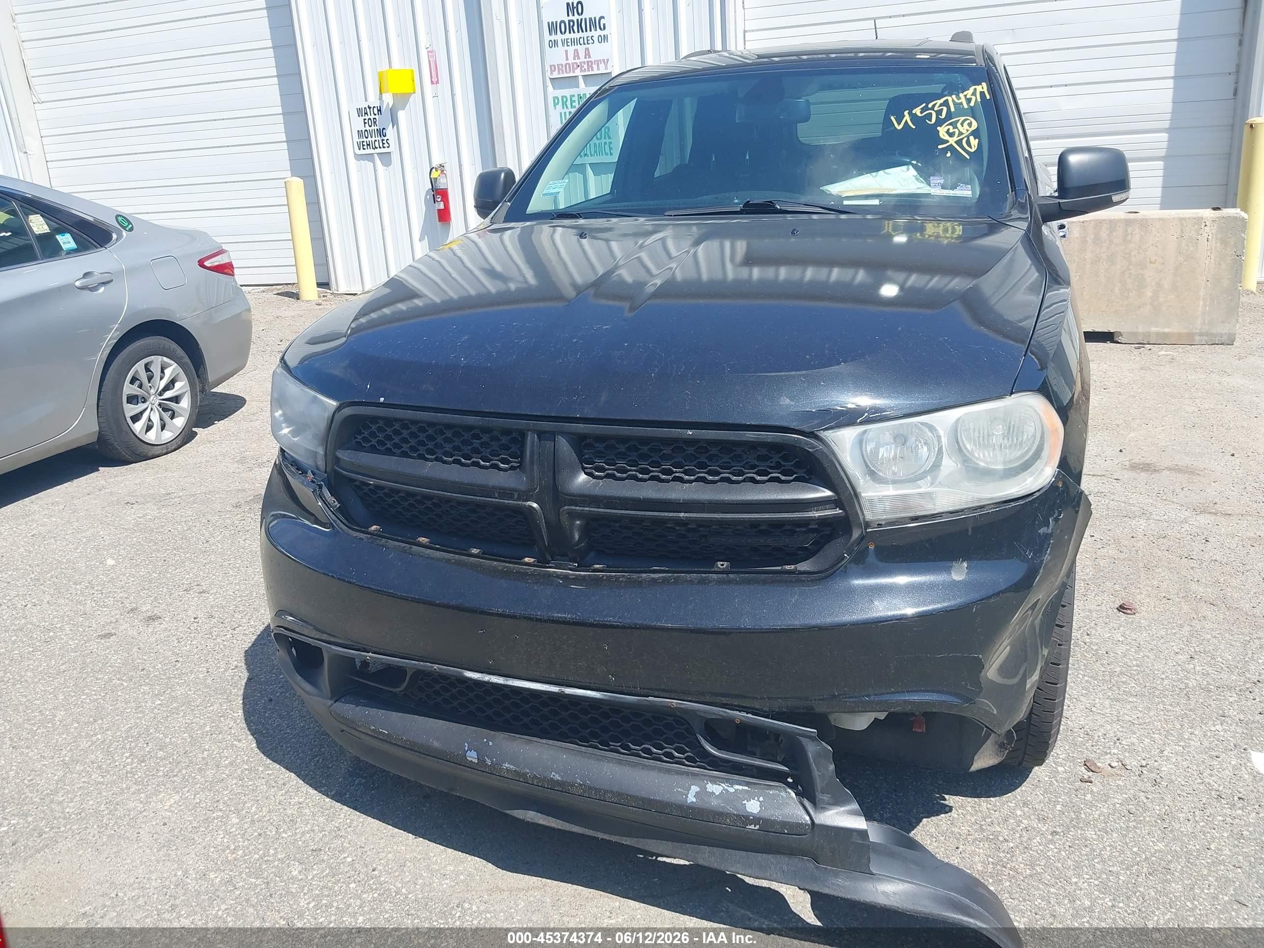 2013 Dodge Durango Crew Black vin: 1C4SDJDTXDC689945