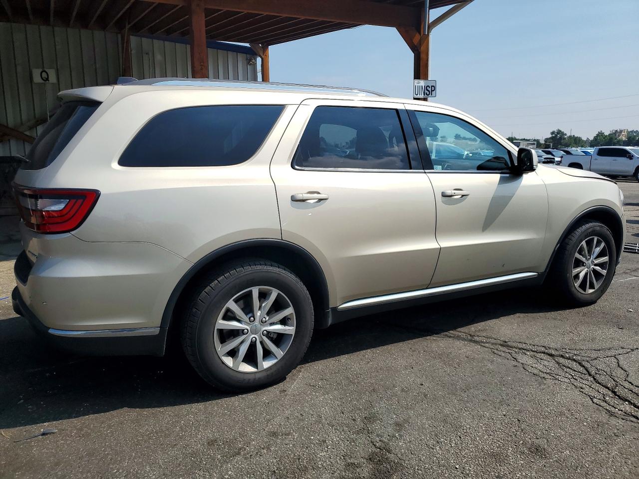 2014 Dodge Durango Limited Tan vin: 1C4SDJDTXEC345274