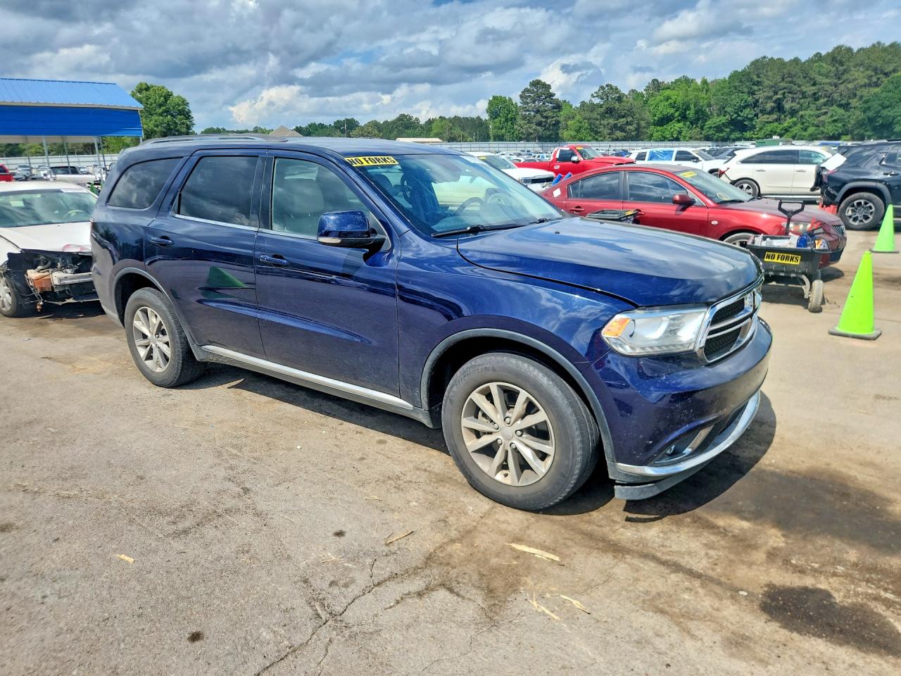 2014 Dodge Durango Limited Blue vin: 1C4SDJDTXEC589605