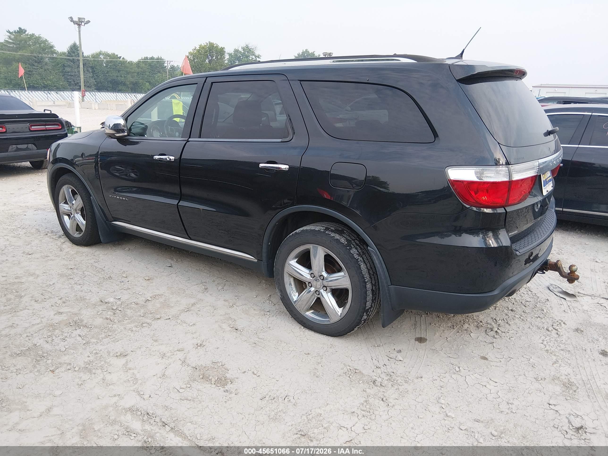 2012 Dodge Durango Citadel Black vin: 1C4SDJET0CC328611