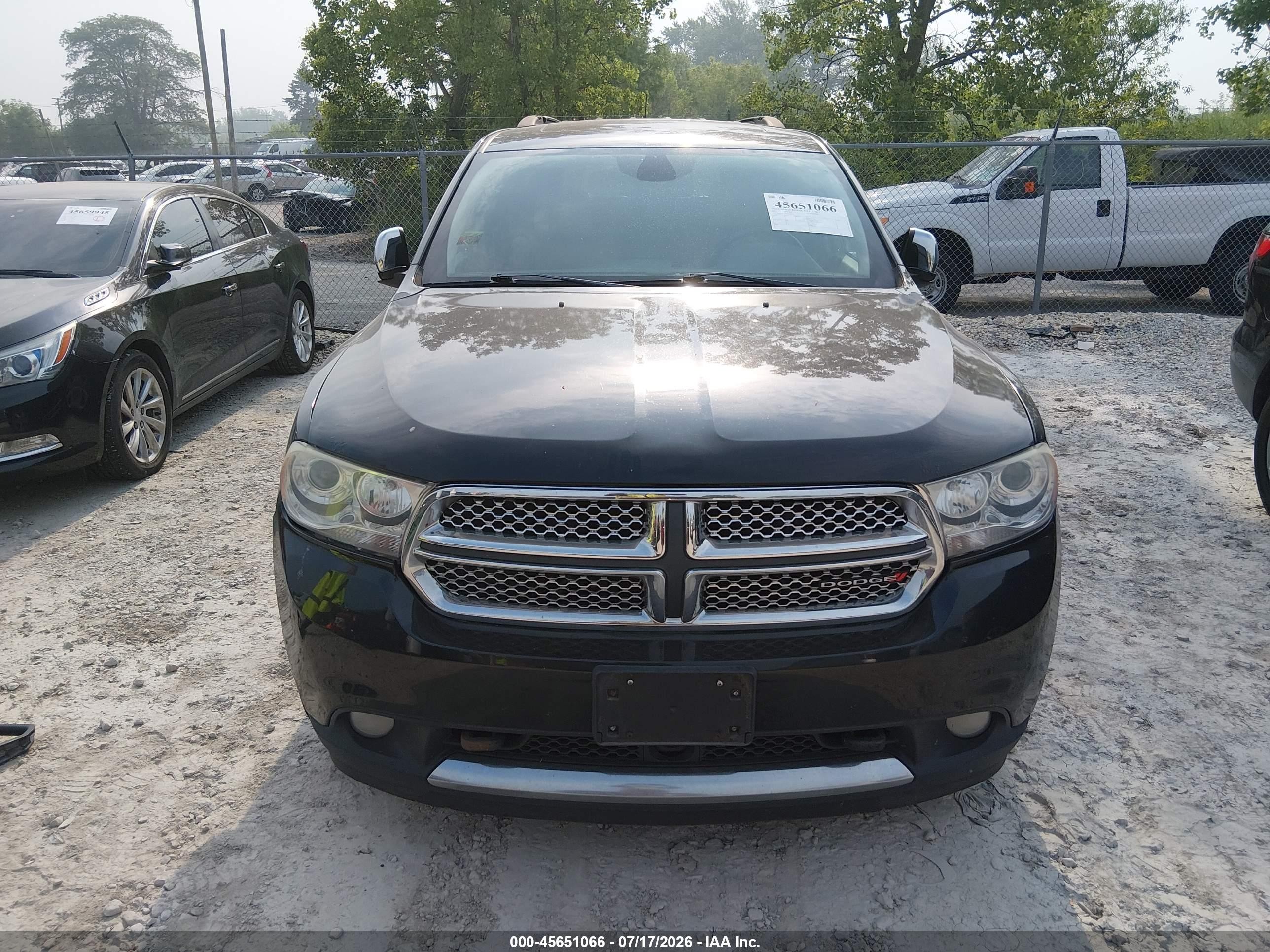 2012 Dodge Durango Citadel Black vin: 1C4SDJET0CC328611